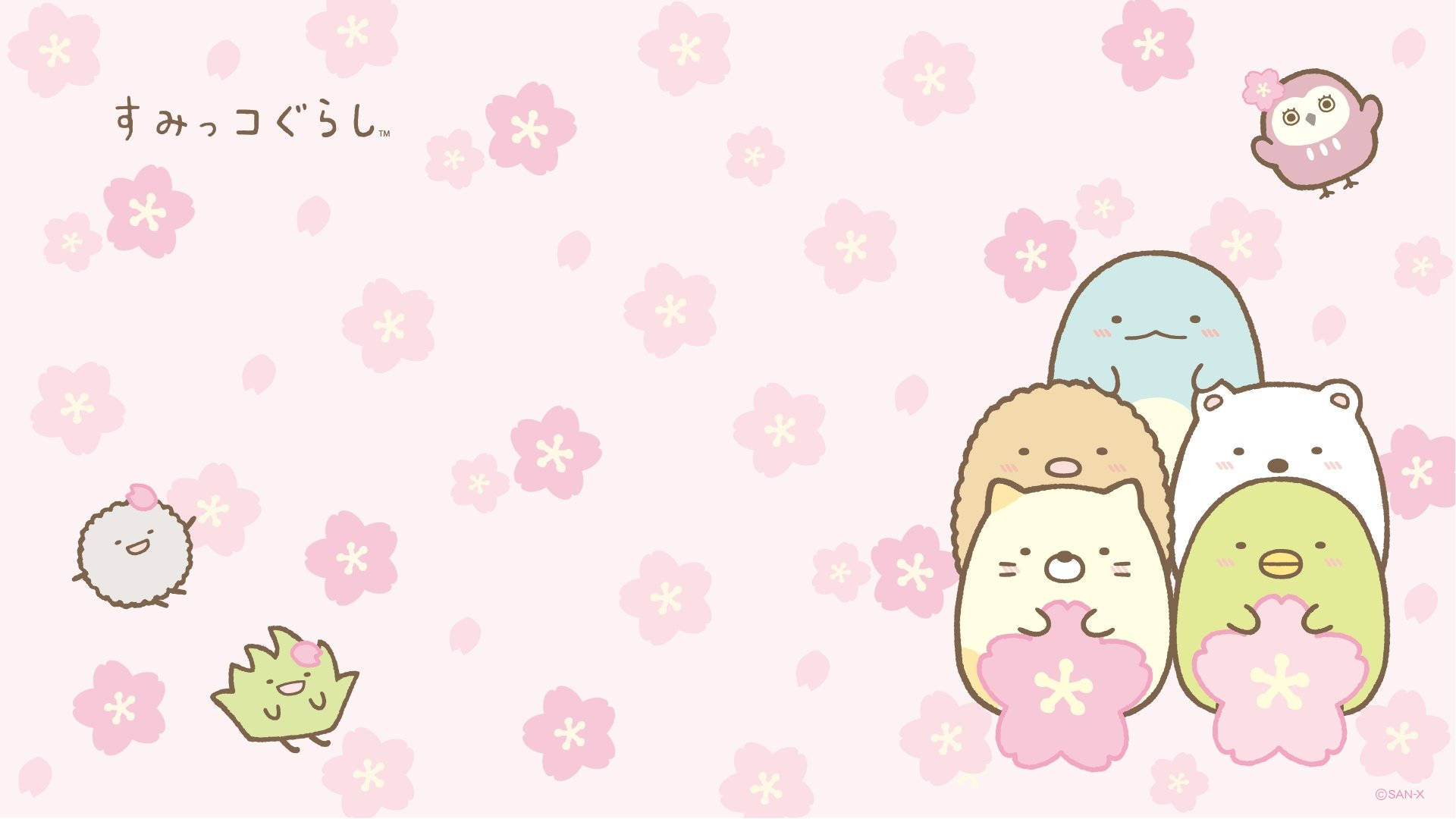 Kawaii HD Personajes de Sumikko Gurashi Fondos de pantalla