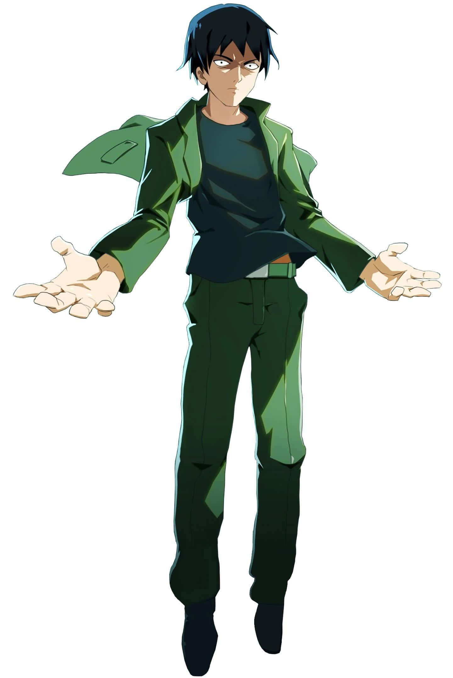 Keiji Mogami Desatando Sus Poderes Fondos de pantalla