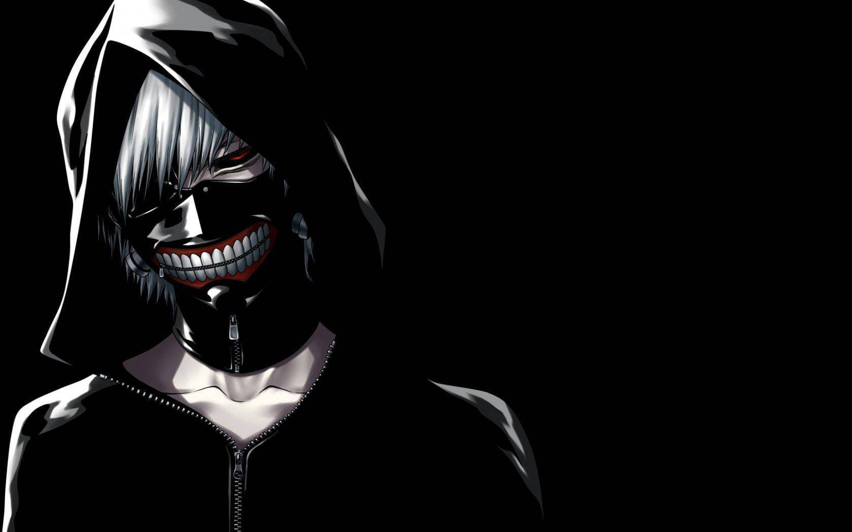 Ken Kaneki de Tokyo Ghoul en blanco y negro para foto de perfil Fondos de pantalla
