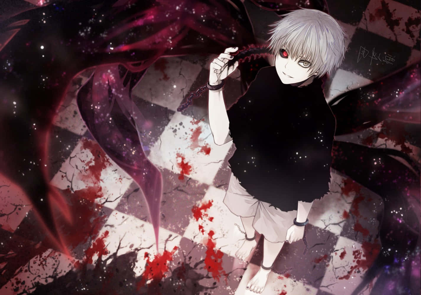 Ken Kaneki forma ciempiés Tokyo Ghoul anime Fondos de pantalla