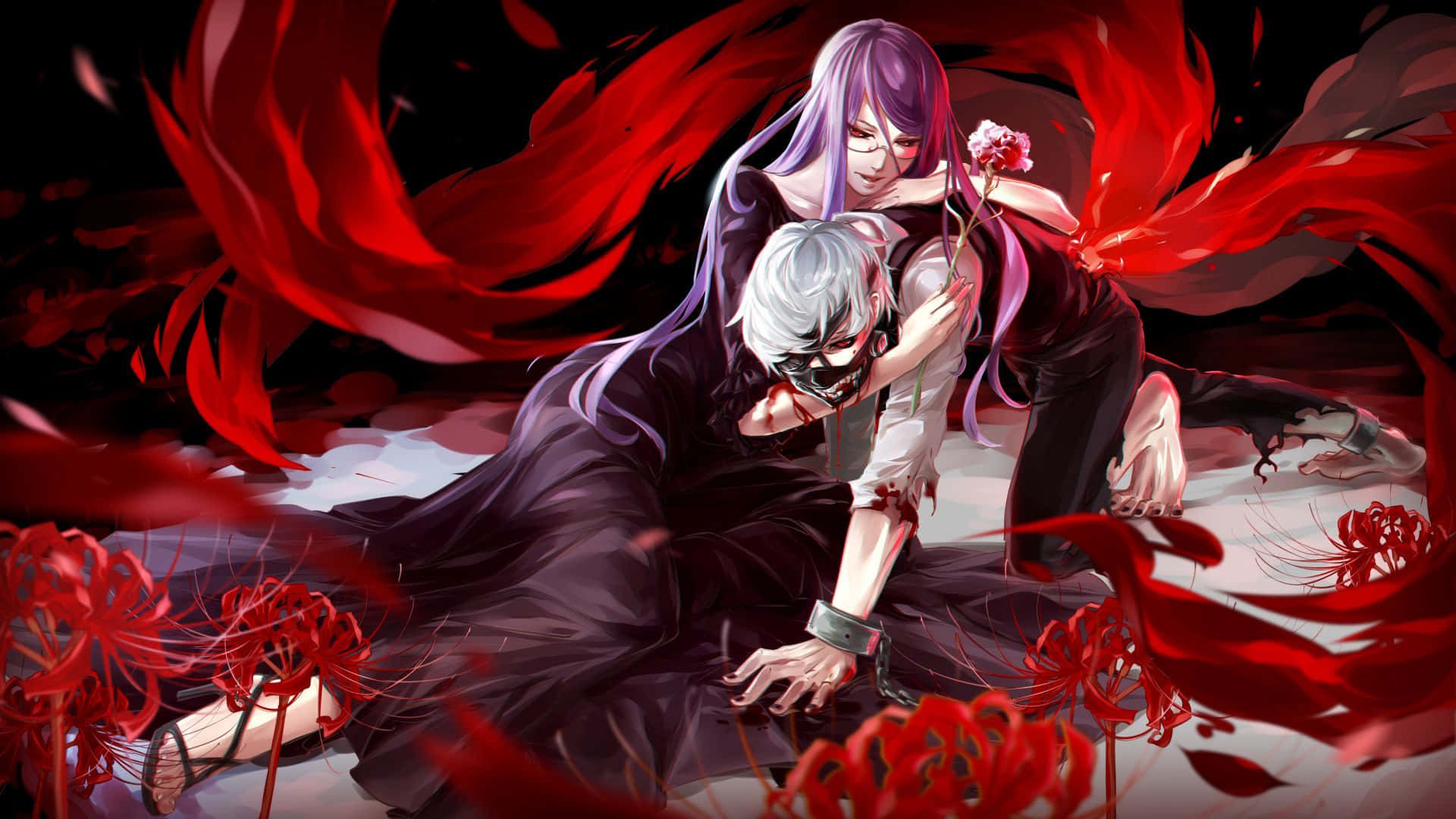 Ken Kaneki - Listo para enfrentar a un Ghoul cambiaformas Fondos de pantalla