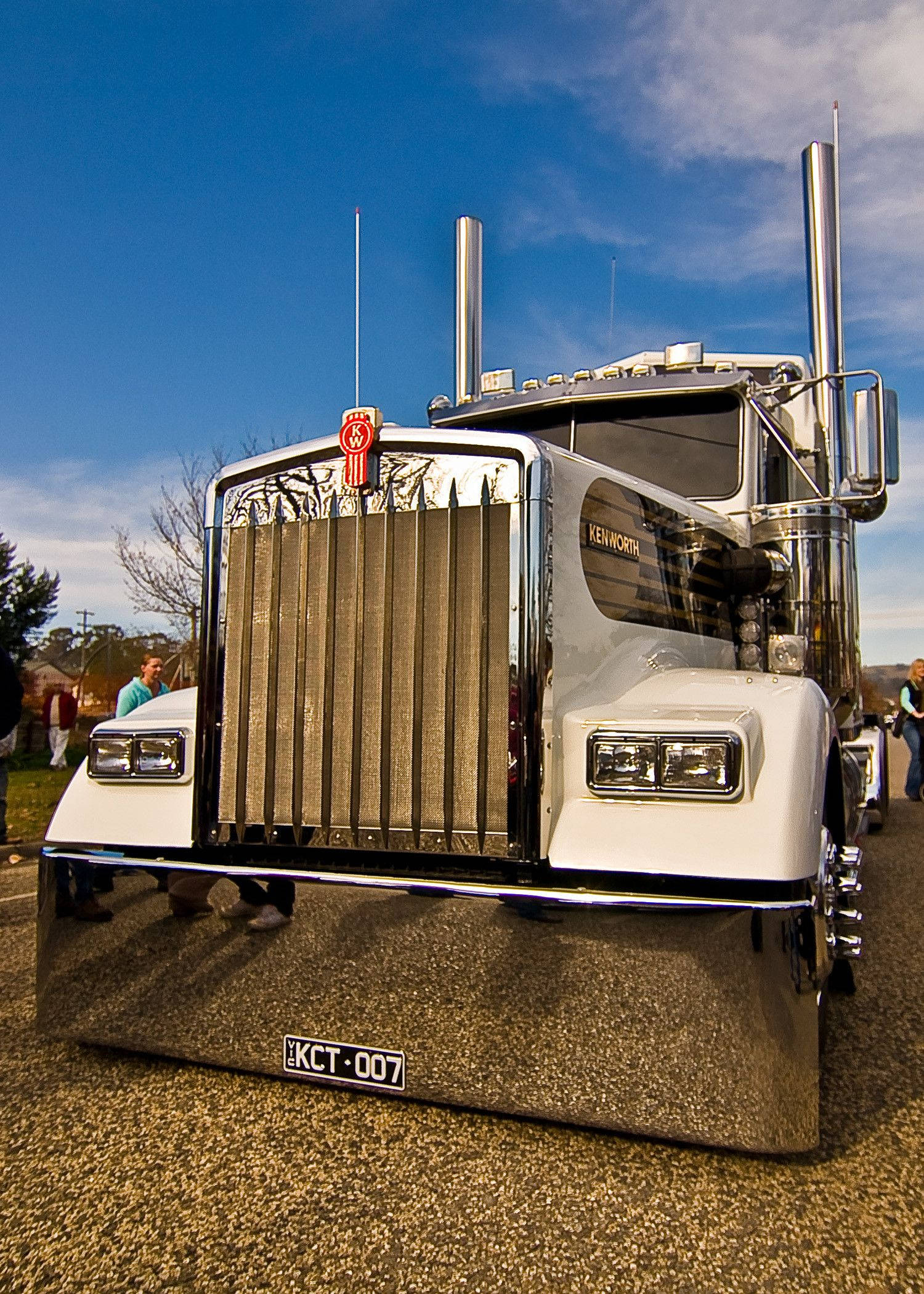 Kenworth Bumper Cromado Brillante Fondos de pantalla