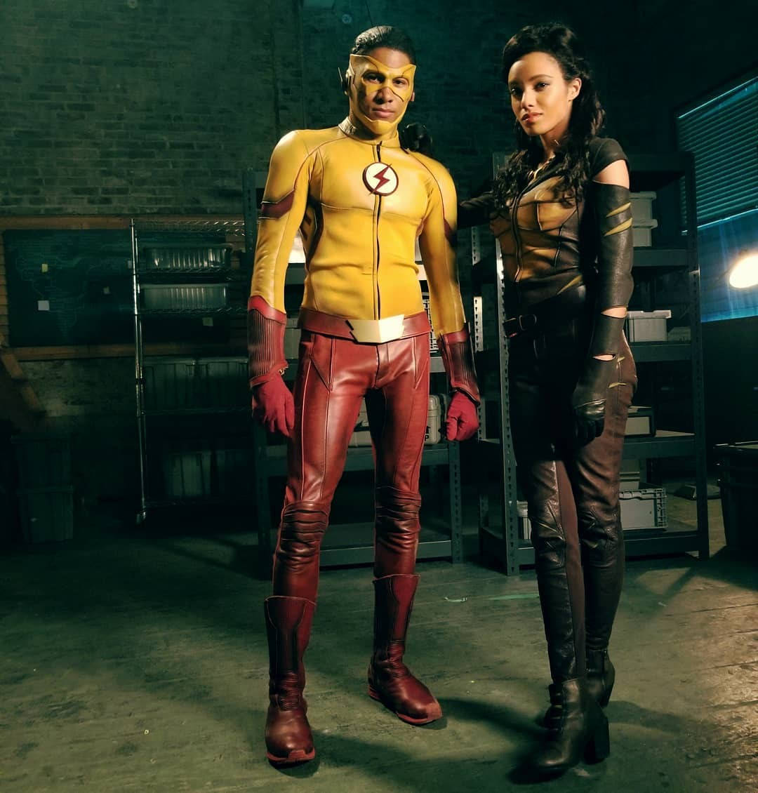 Kid Flash y Vixen Fondos de pantalla