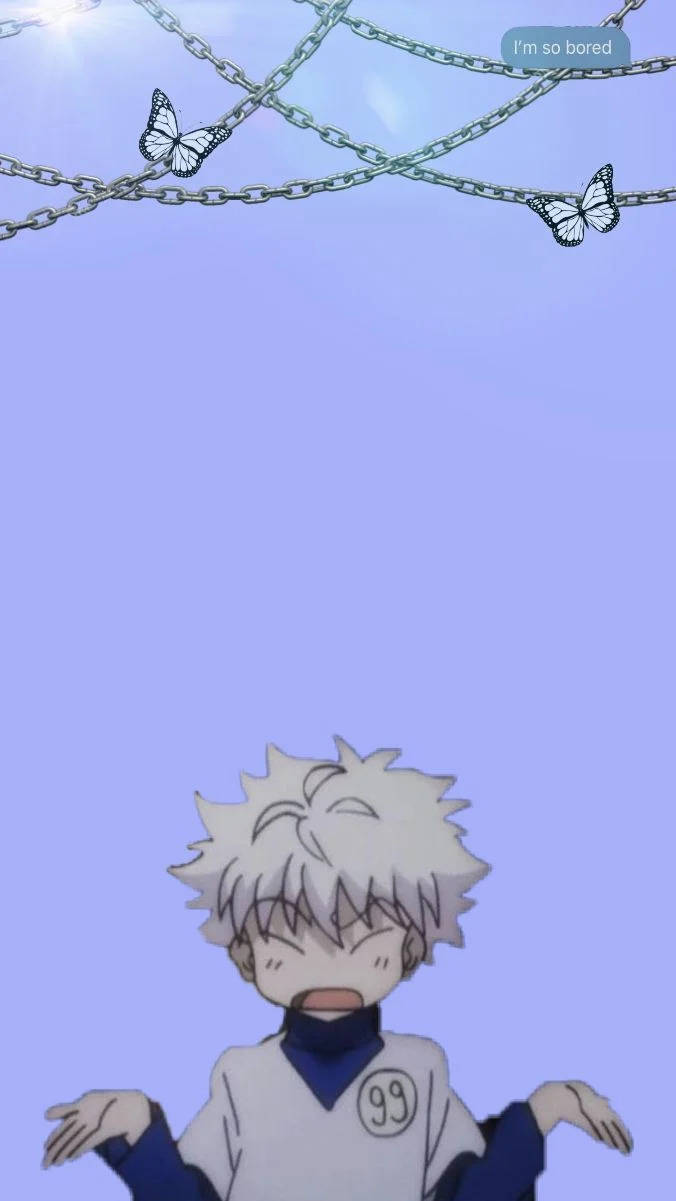 Killua lindo con su número de examen de cazador Fondos de pantalla