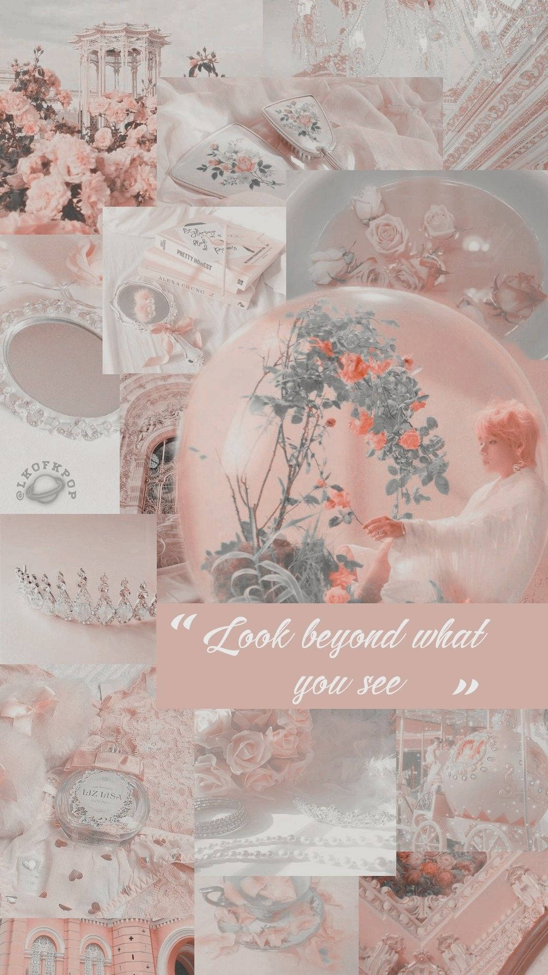 Kim Taehyung Rosa Y Gris Pinterest Aesthetic Fondos de pantalla