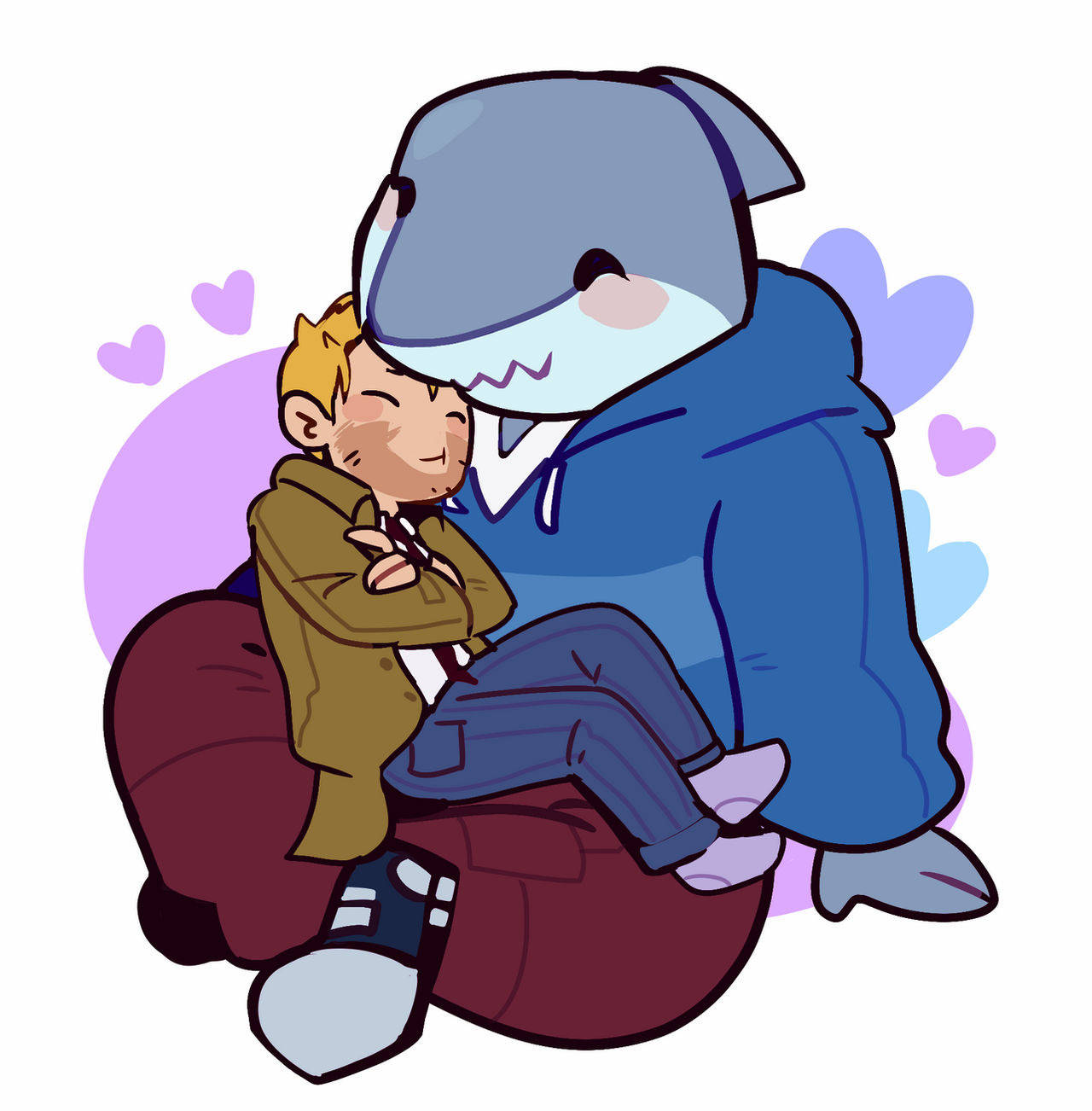 King Shark y John Constantine Fondos de pantalla