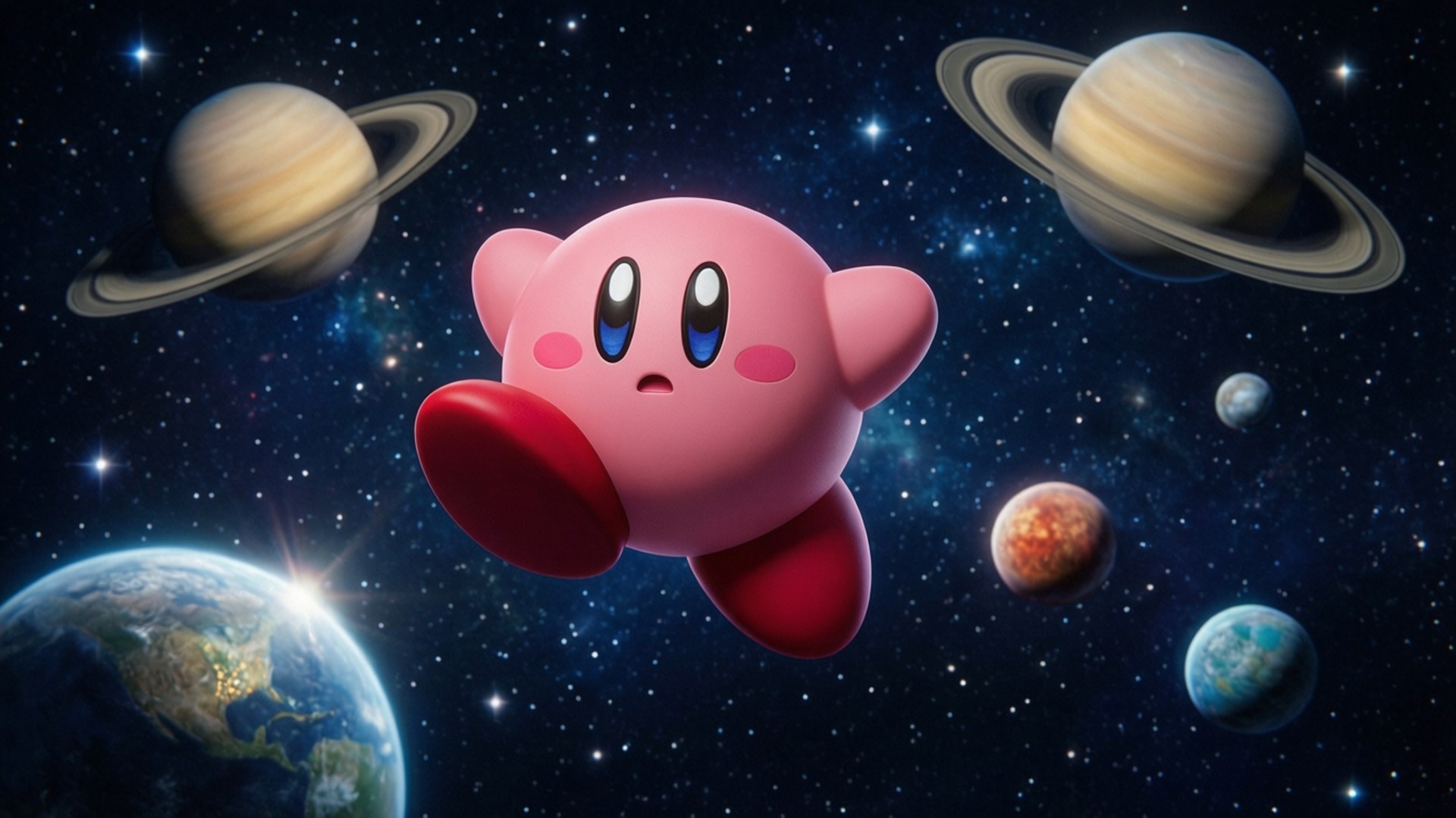 Kirby Cósmico Fondos de pantalla