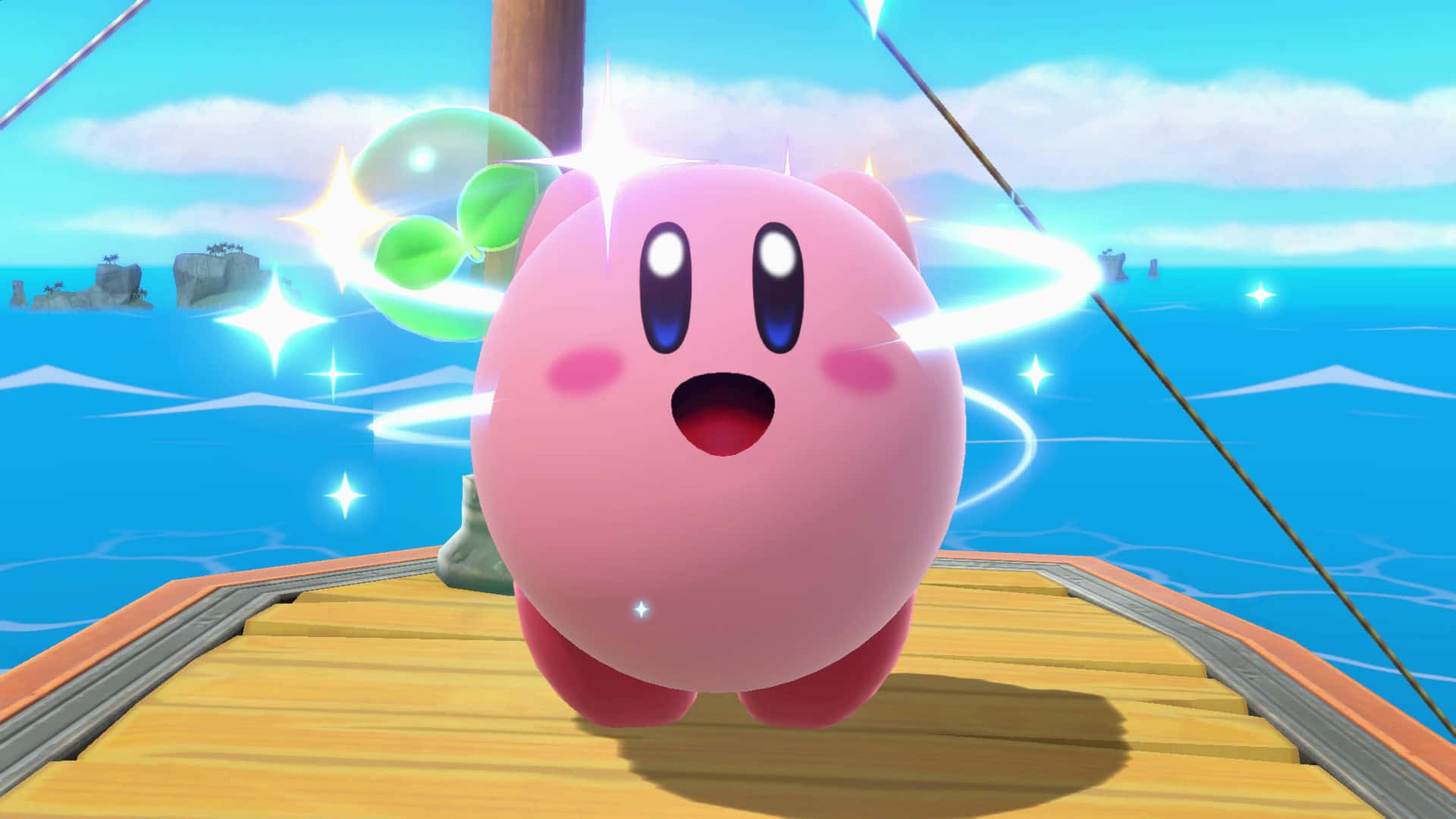 Kirby, ¡el adorable puffball rosa! Fondos de pantalla