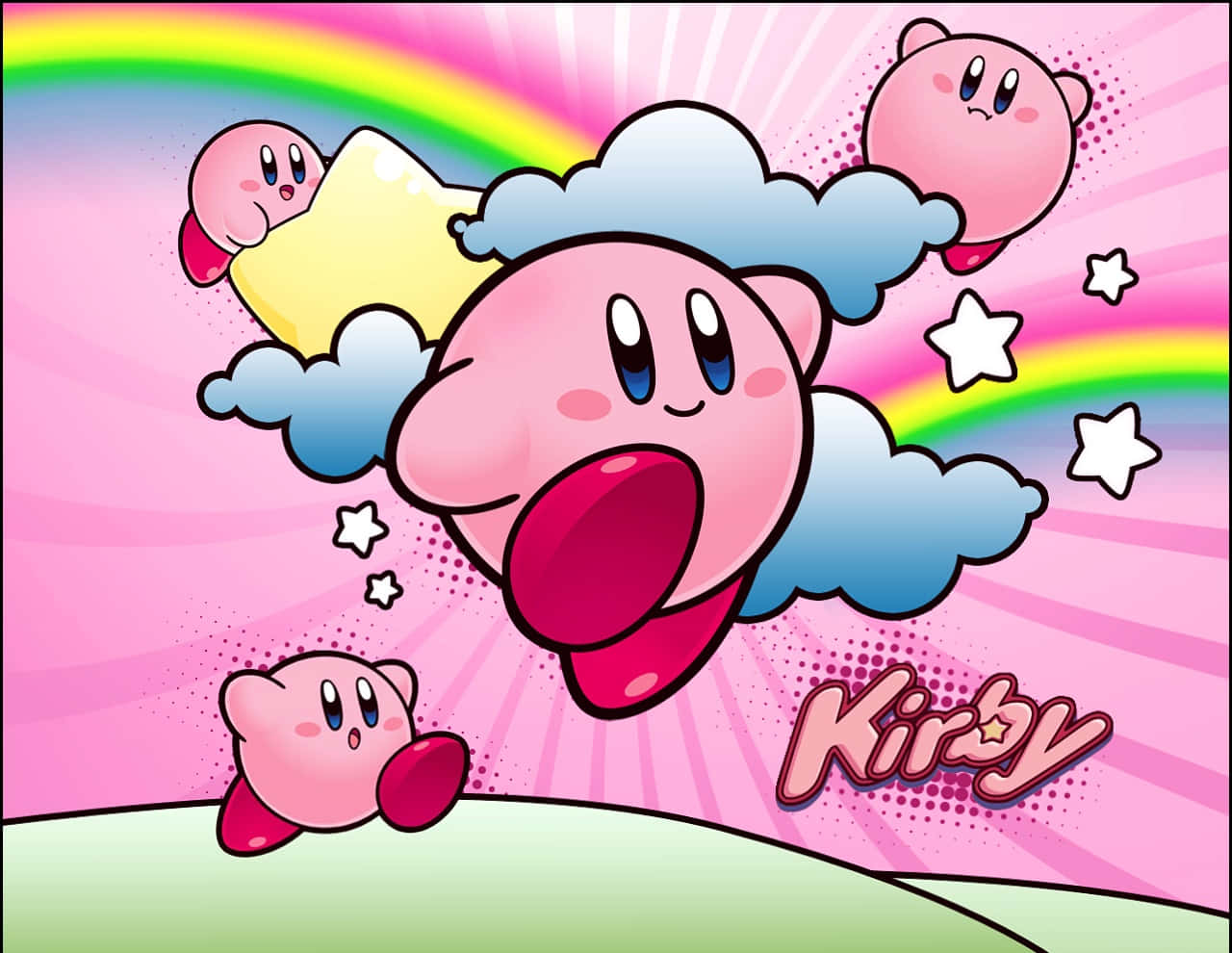 Kirby, el alegre bollito de crema Fondos de pantalla