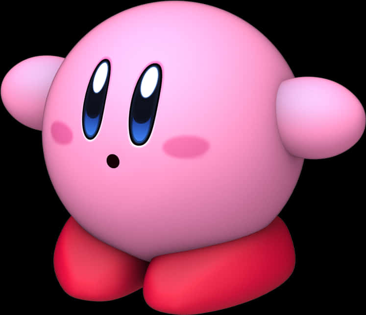 Kirby_ Render del Personaje Fondos de pantalla