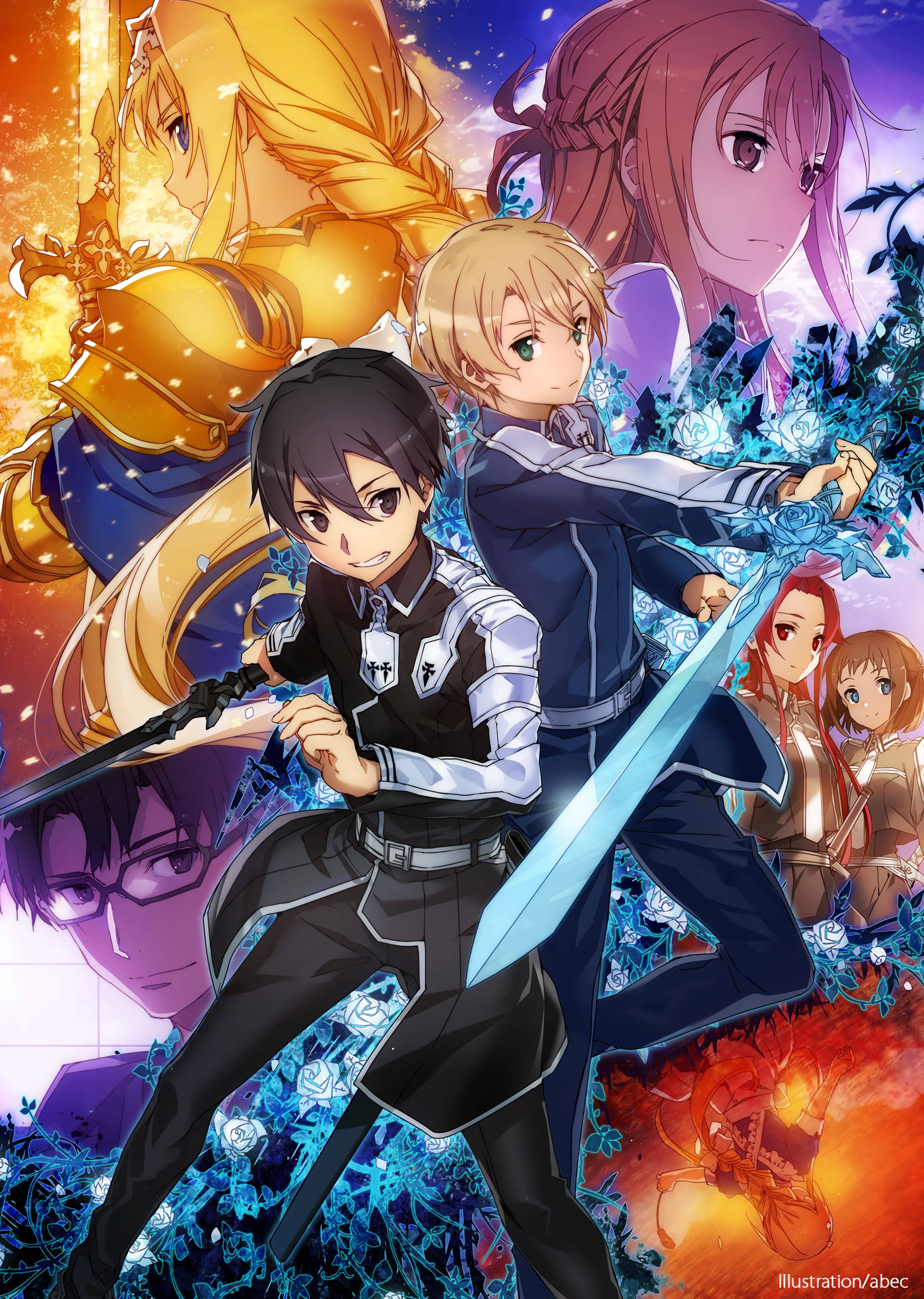 Kirito y sus amigos, el colorido elenco de SAO Fondos de pantalla