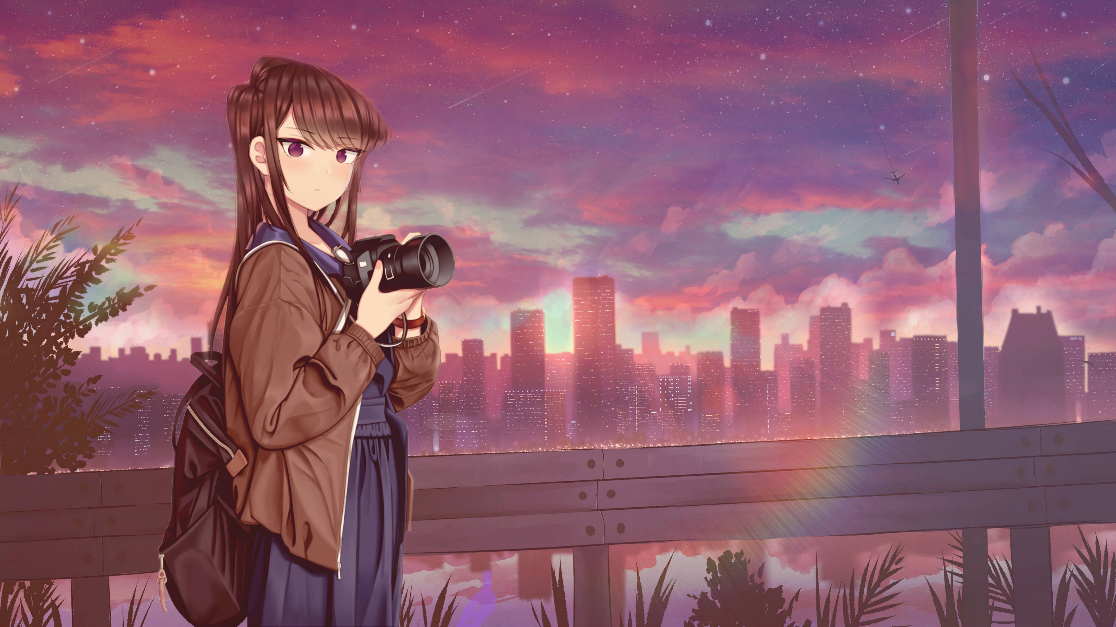 Komi San Estudiante de Preparatoria Japonesa Fondos de pantalla