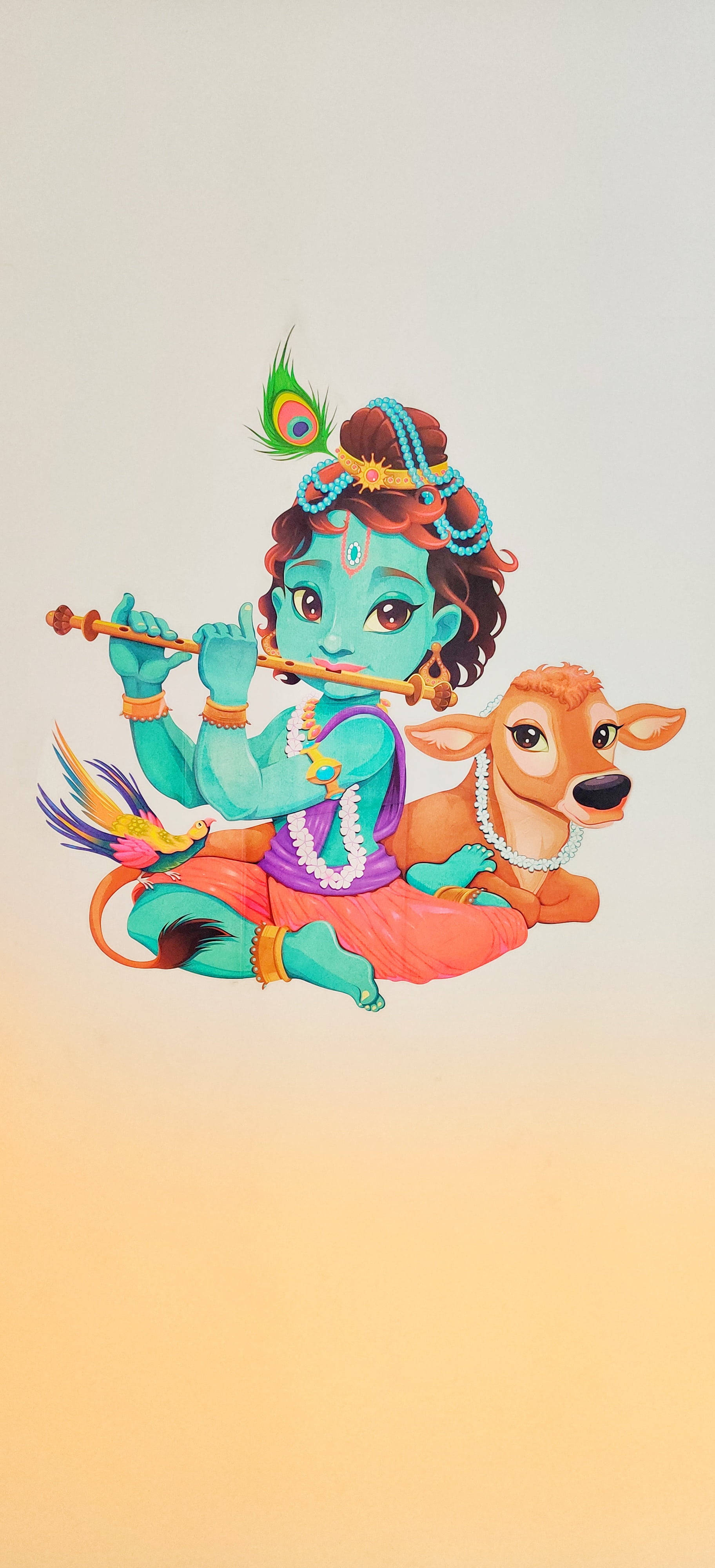Krishna HD Vaca Bebé Fondos de pantalla