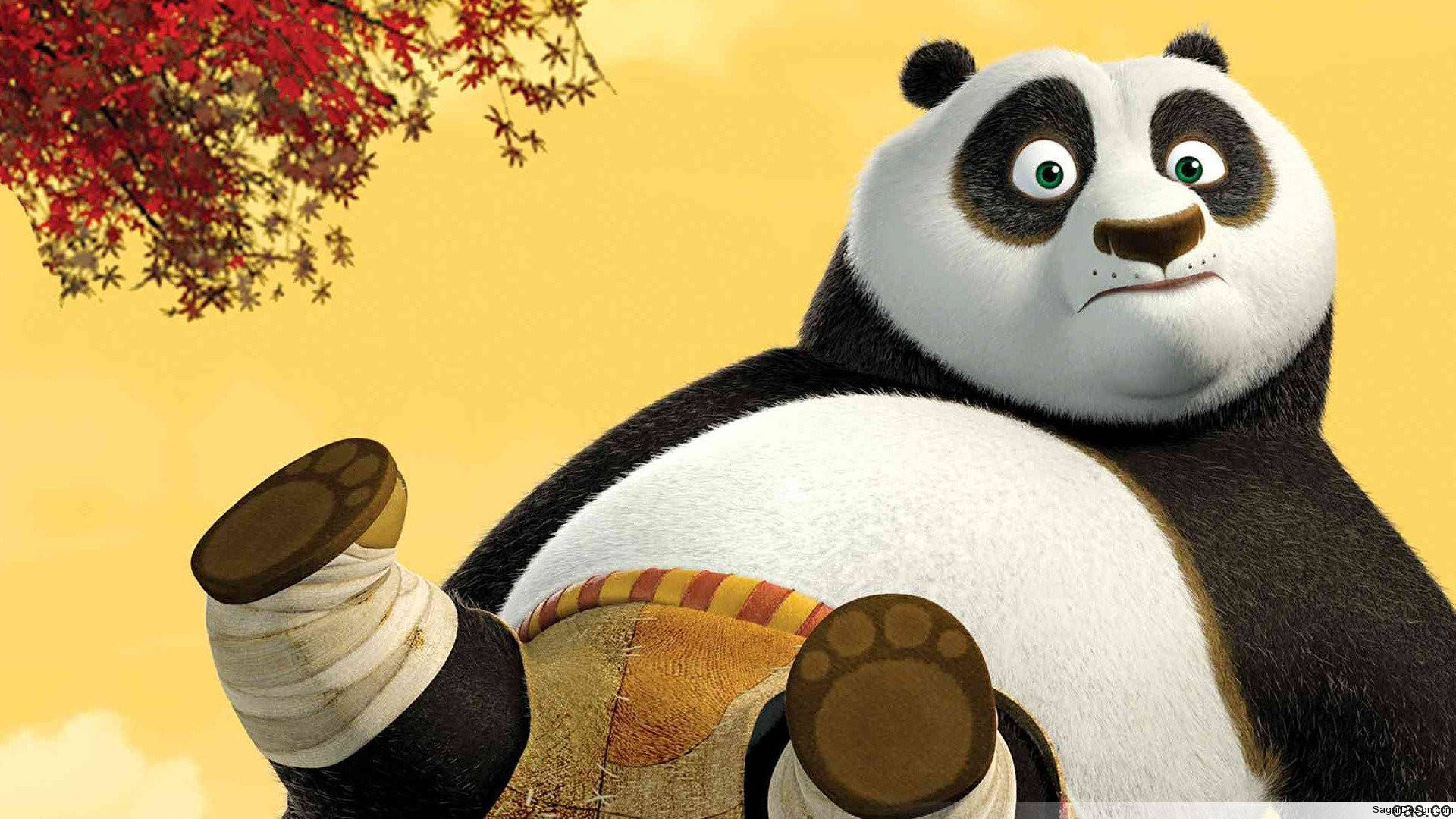 Kung Fu Panda con la panza afuera Fondos de pantalla