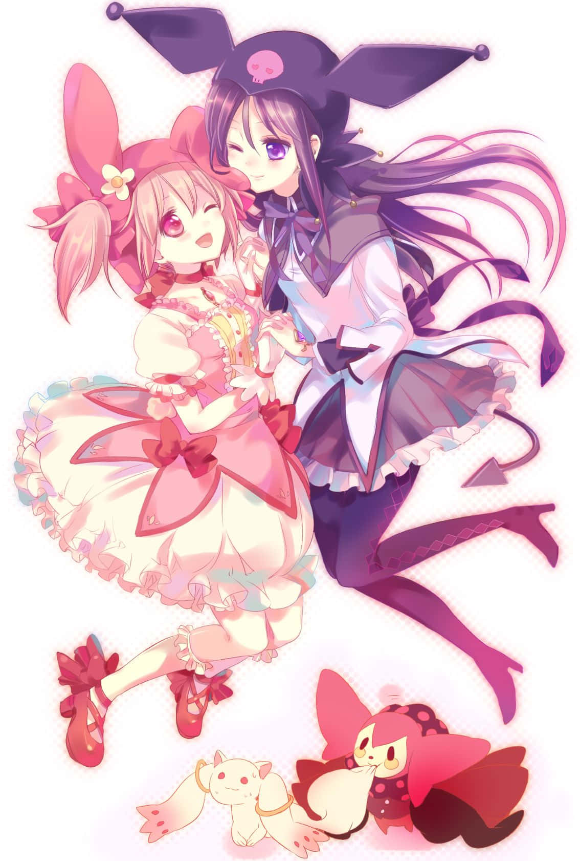 Kuromi y My Melody Mejores Amigas por Siempre Fondos de pantalla
