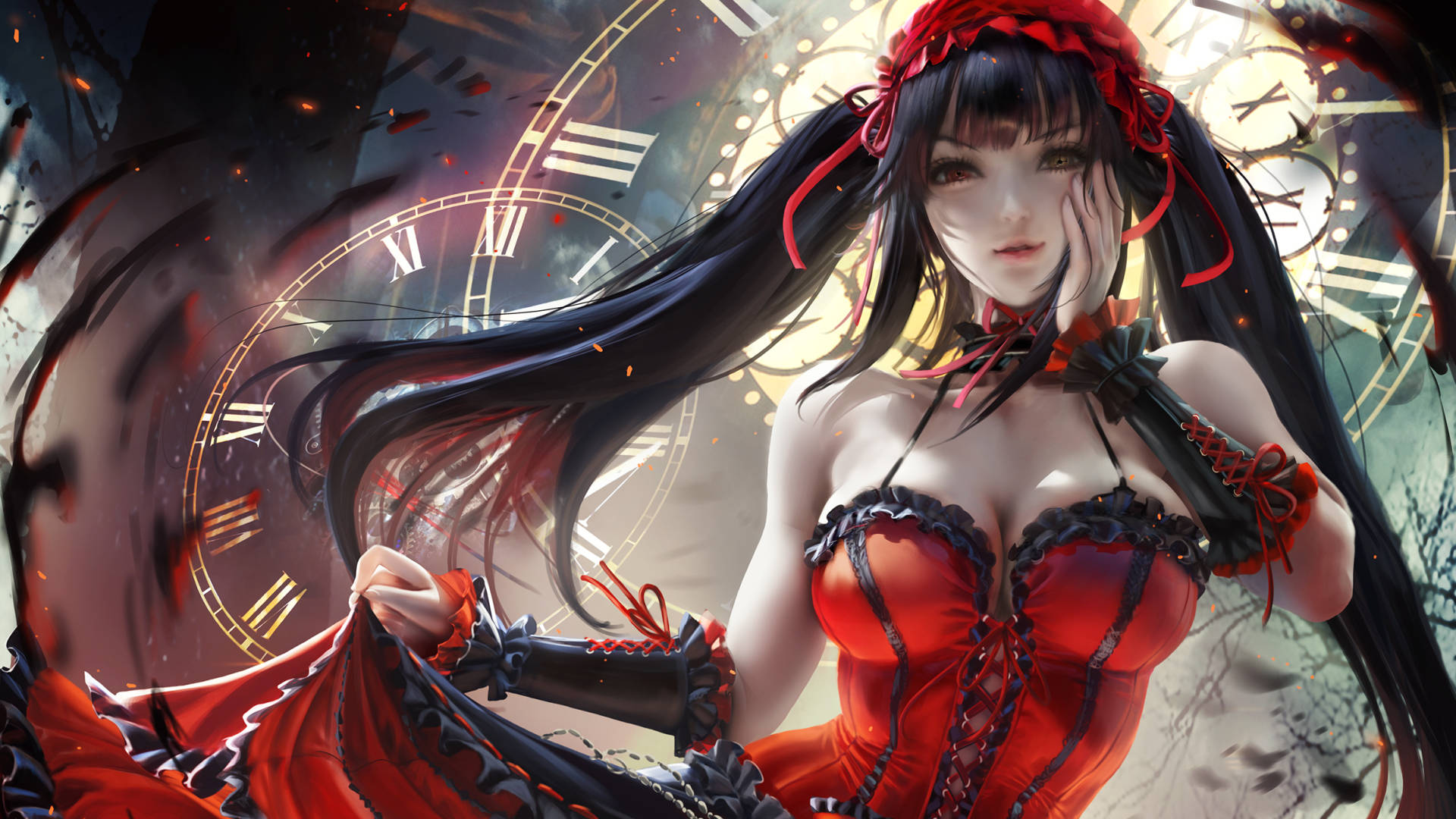 Kurumi Tokisaki Pfp Anime Oscuro Fondos de pantalla