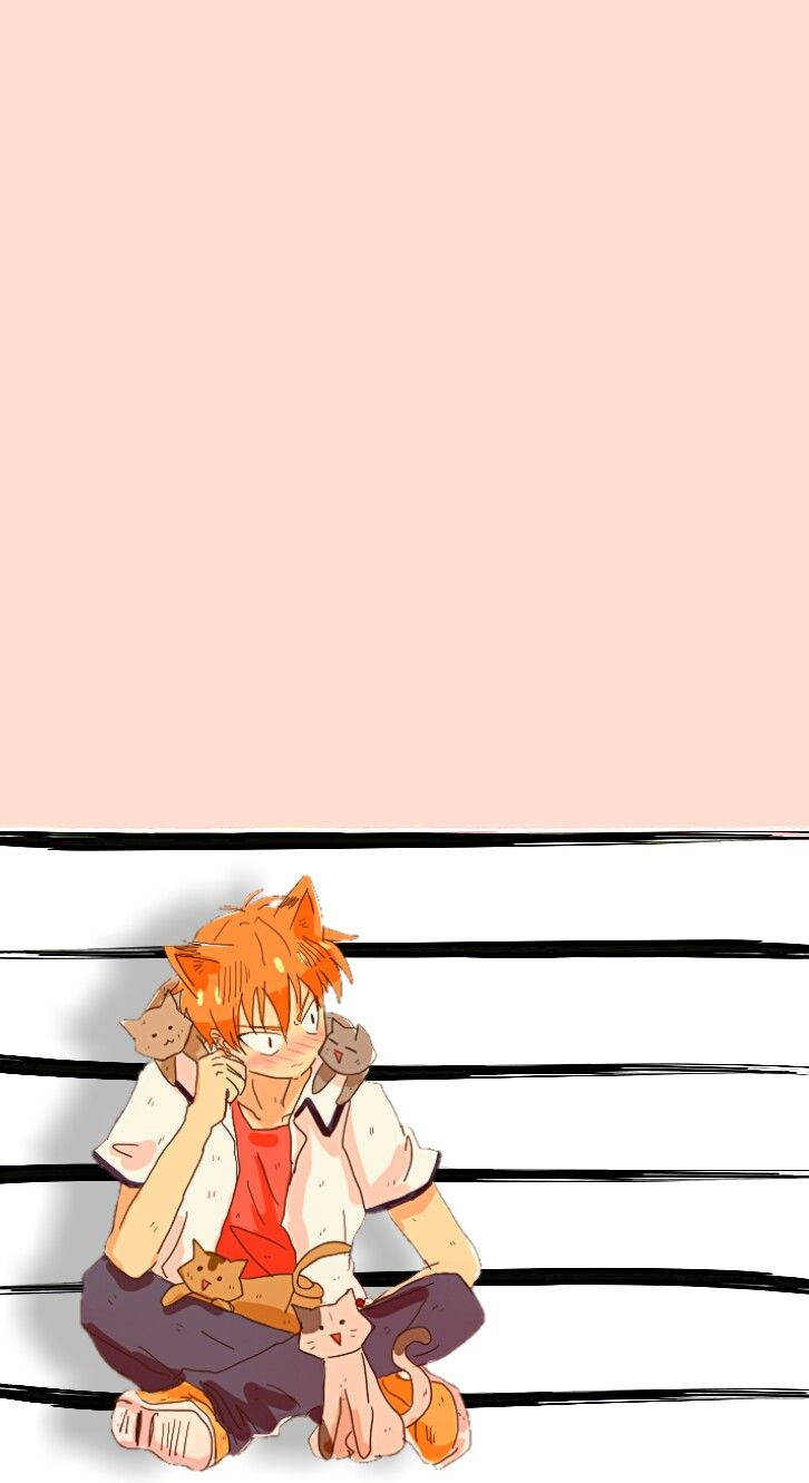 Kyo con Gatos Fruits Basket 2019 Fondos de pantalla