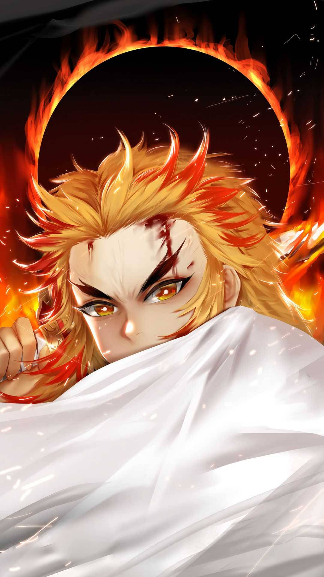 Kyojuro Rengoku Demon Slayer para iPhone Fondos de pantalla