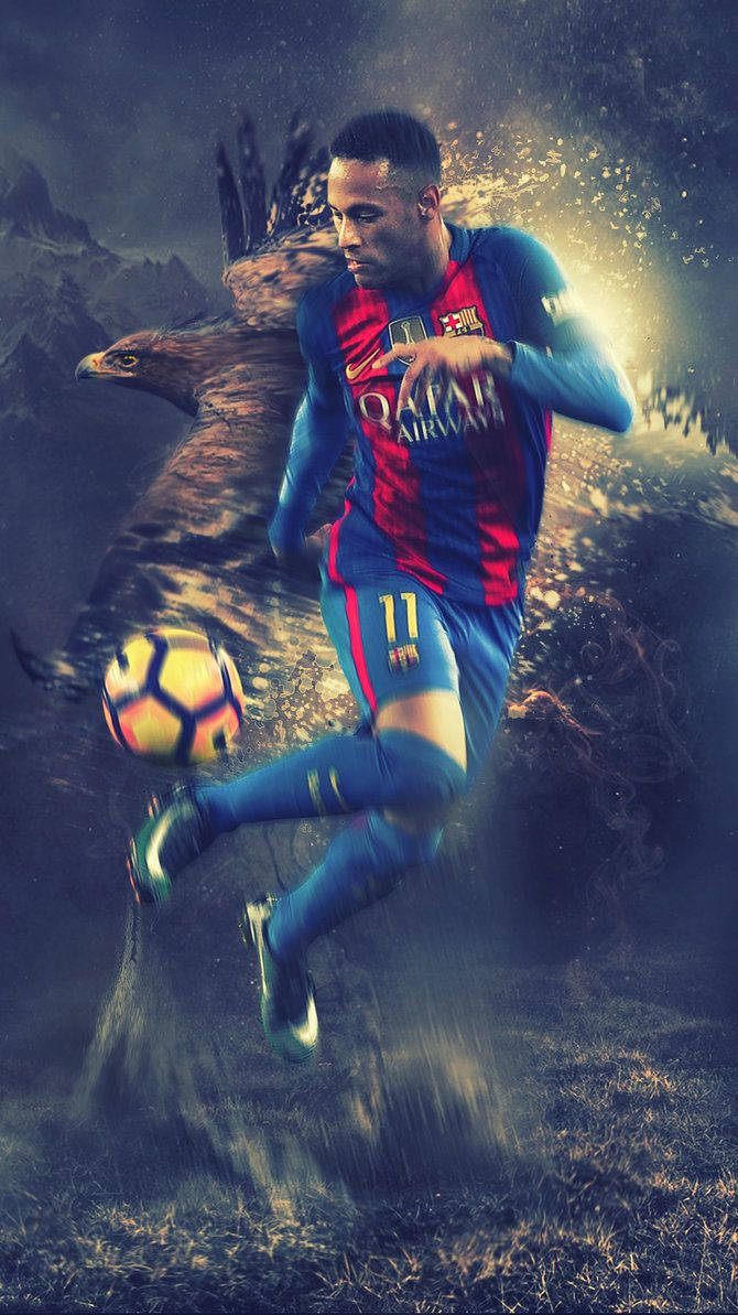 La agilidad de Neymar en exhibición Fondos de pantalla