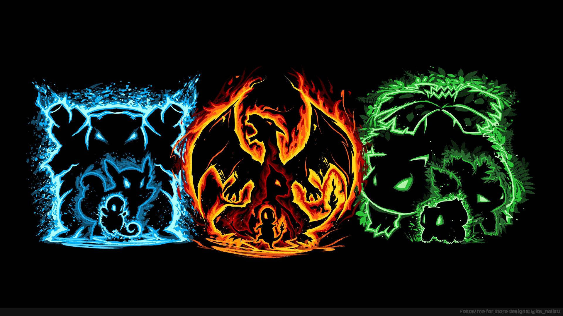 La amistad entre Squirtle, Charmander y Bulbasaur de Pokémon es tan atemporal y fuerte como el vínculo entre sus entrenadores. Fondos de pantalla