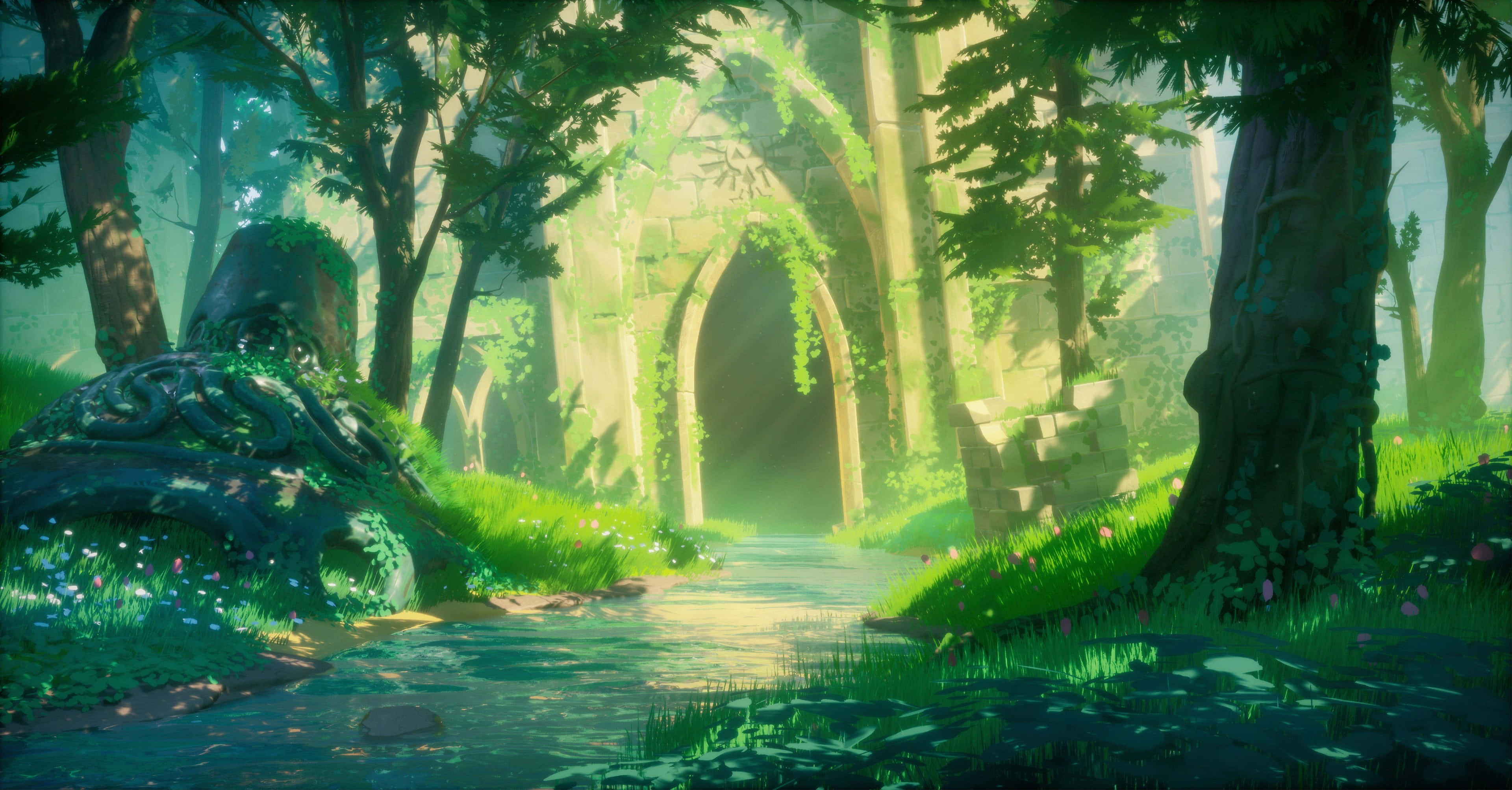 La aventura te espera en Hyrule con Link, el Héroe del Tiempo Fondos de pantalla