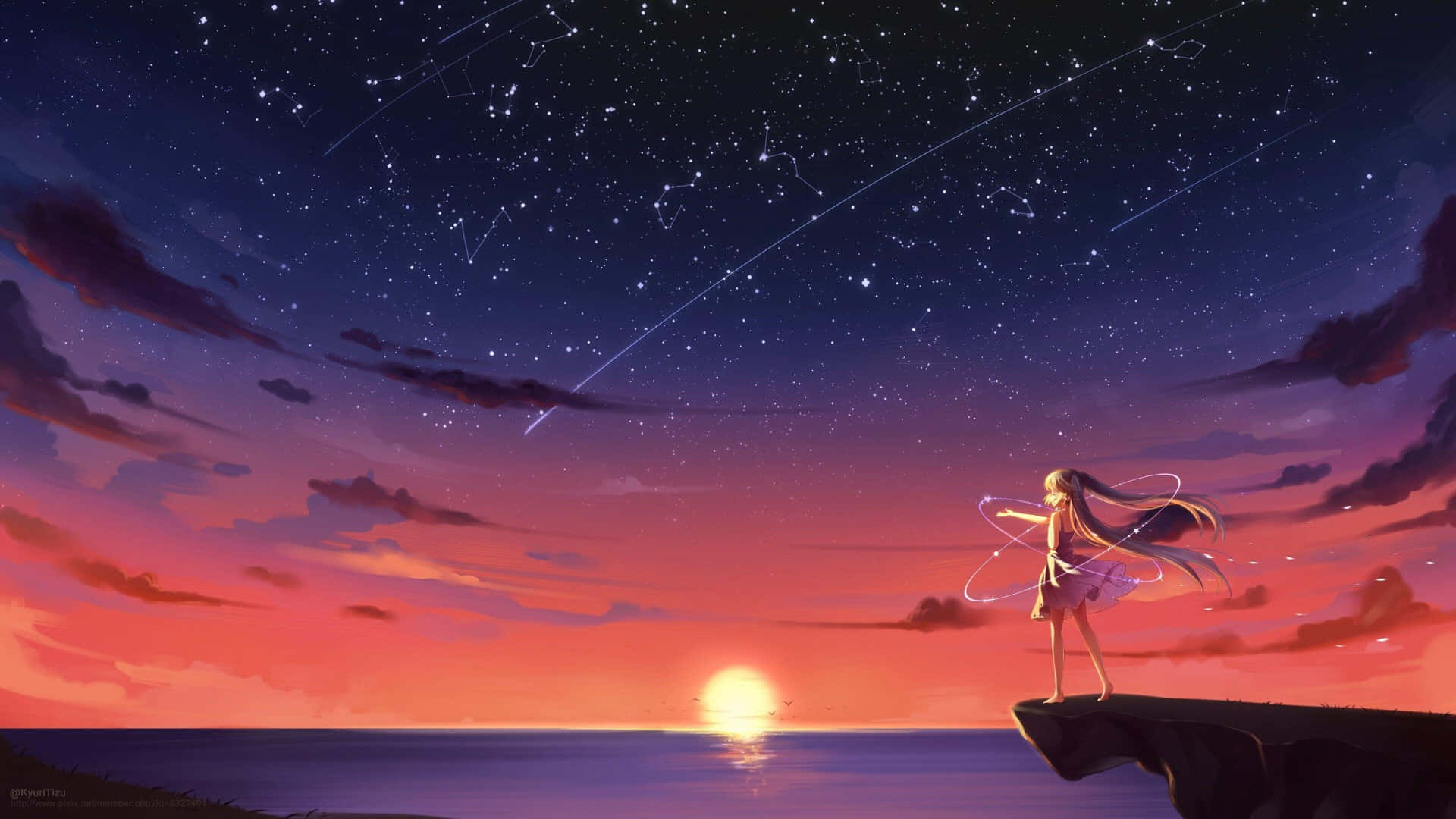 "La belleza de la estética anime" Fondos de pantalla
