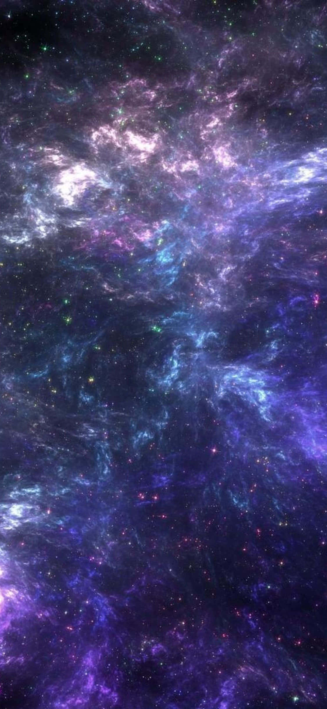 La belleza de la exploración intergaláctica reside en las infinitas posibilidades que representa el iPhone Galaxy Azul. Fondos de pantalla