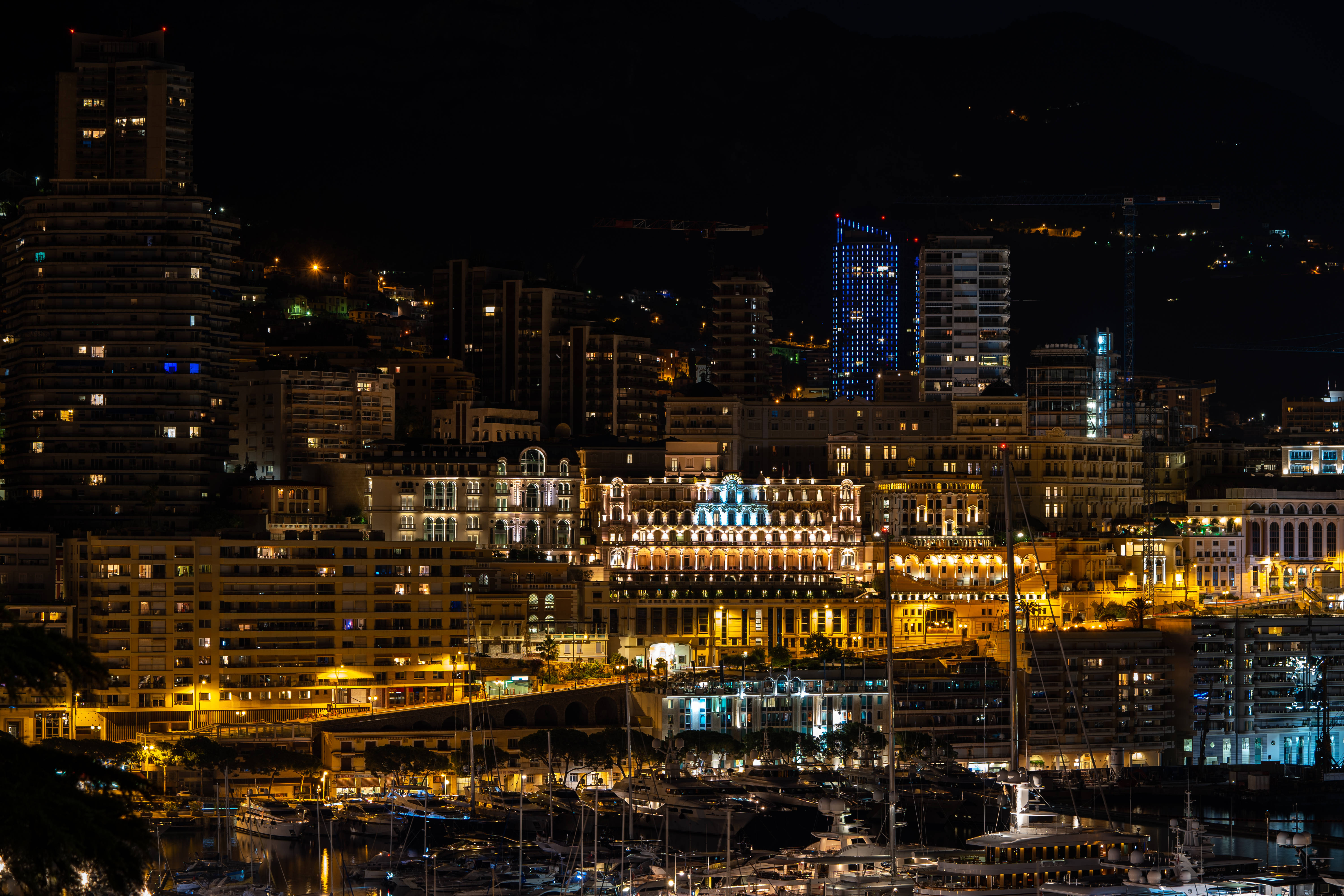 La belleza de la ciudad nocturna Fondos de pantalla