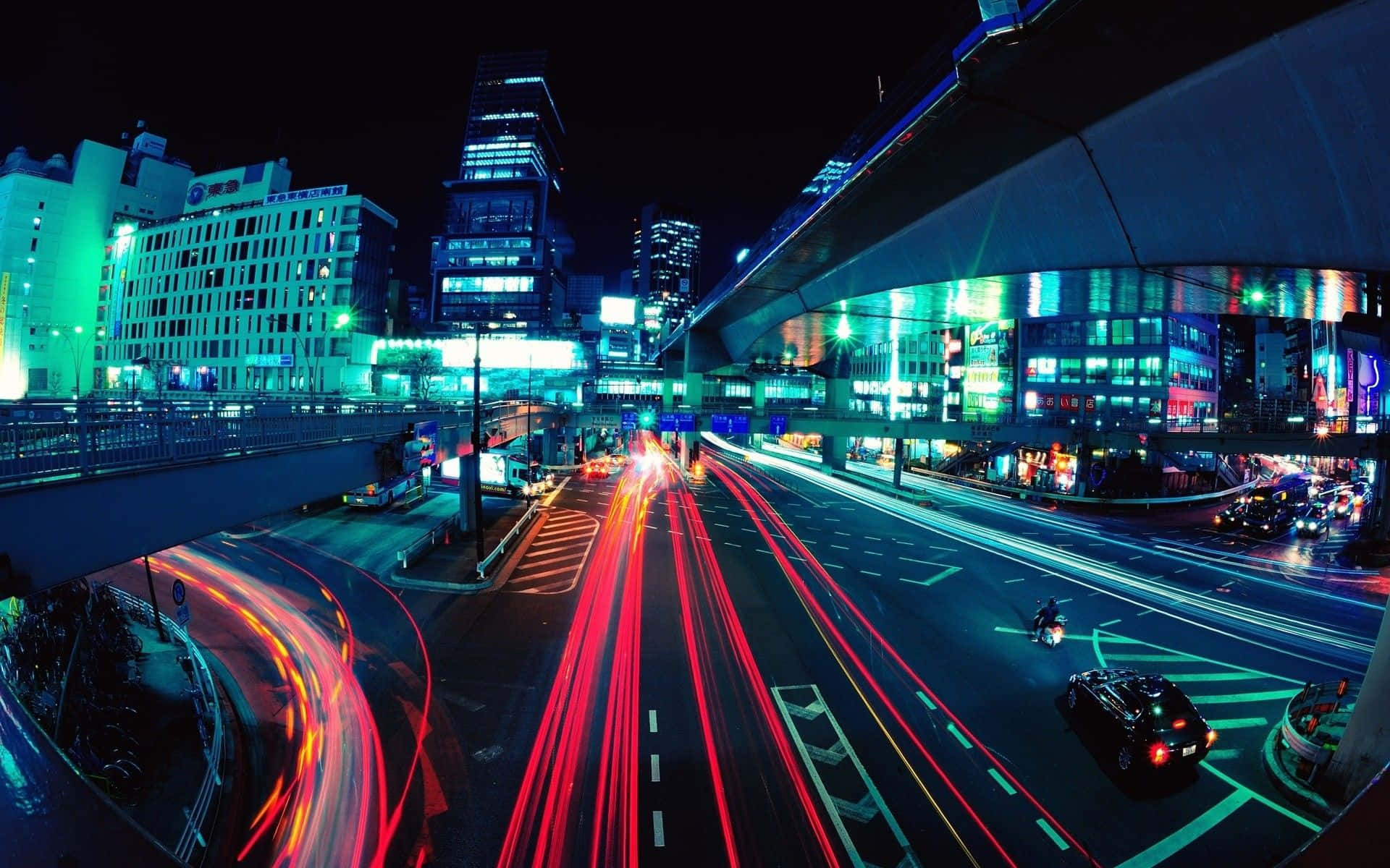 La ciudad que nunca duerme: las luces de neón brillan intensamente en Ciudad Neón Fondos de pantalla