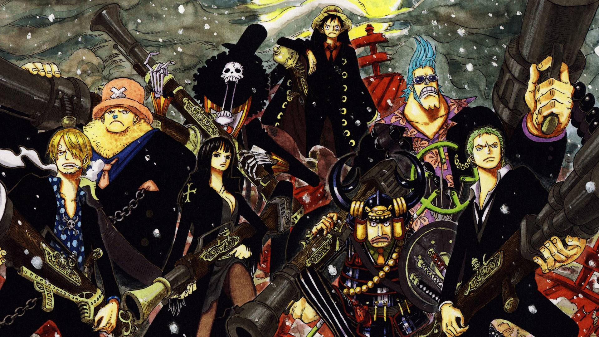 La legendaria tripulación del Sombrero de Paja de One Piece Fondos de pantalla
