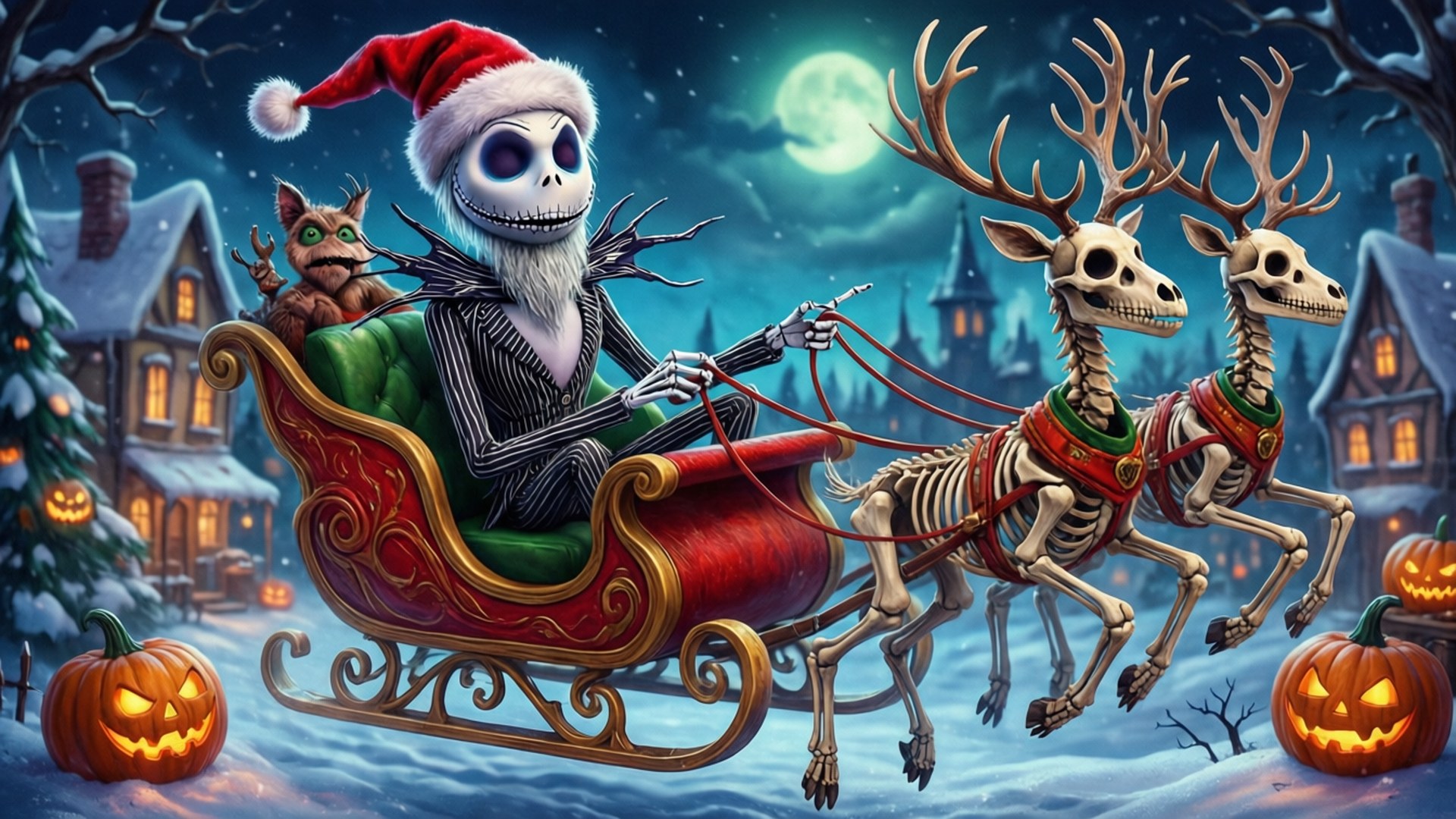 La Navidad Cruzada de Jack Fondos de pantalla