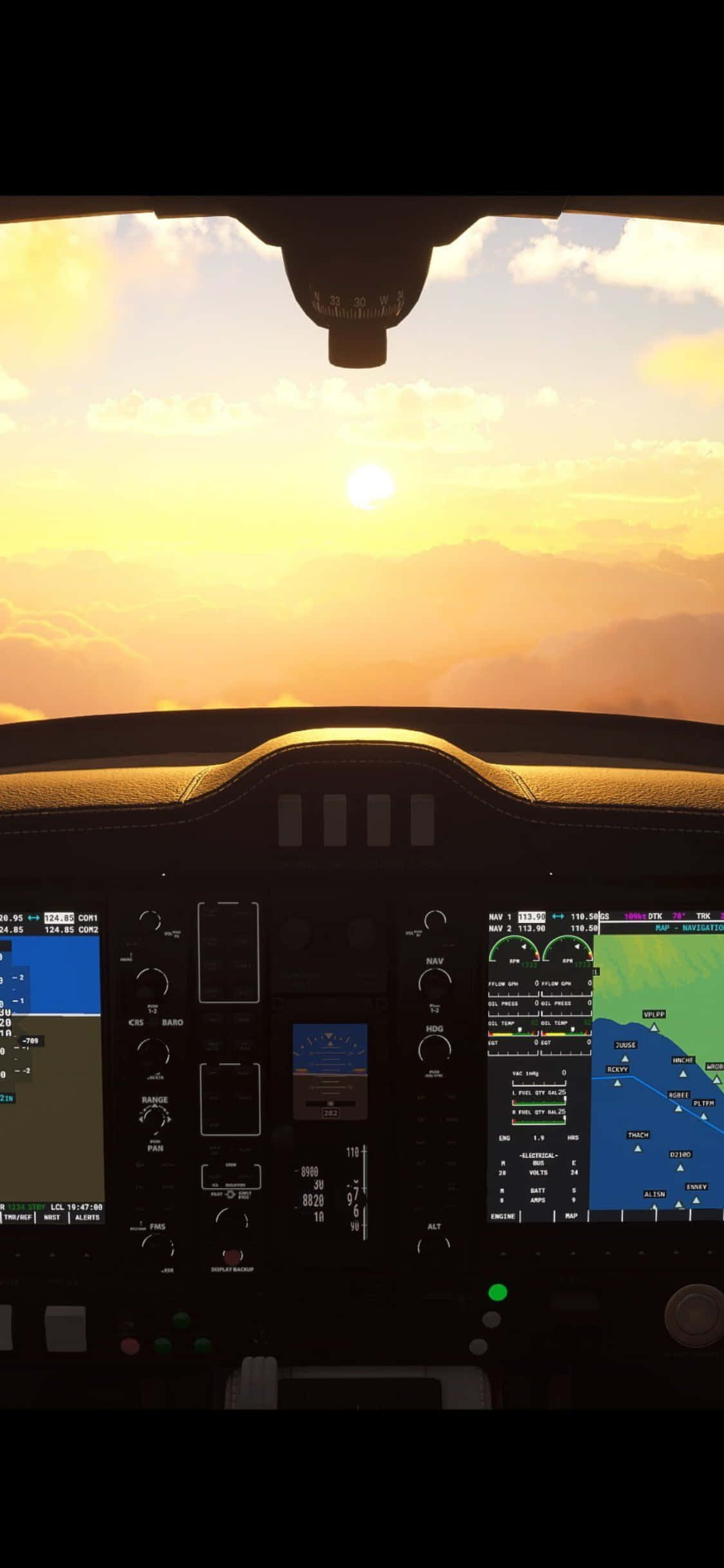 La nueva generación de simulación de vuelo te permite volar en el iPhone XS Fondos de pantalla