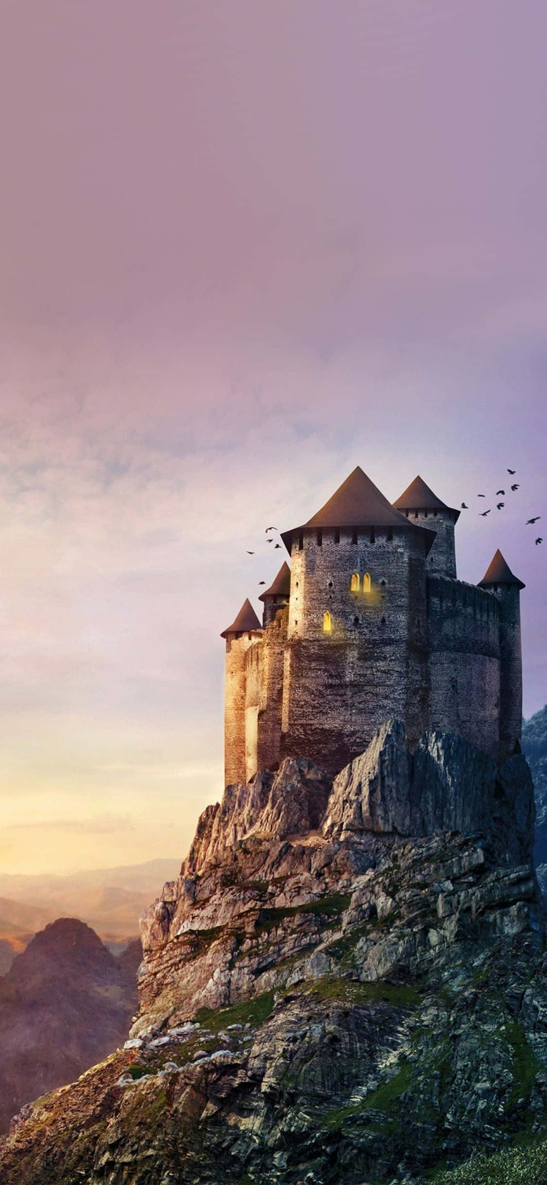 La paz de los terrenos del castillo realza su belleza estética. Fondos de pantalla