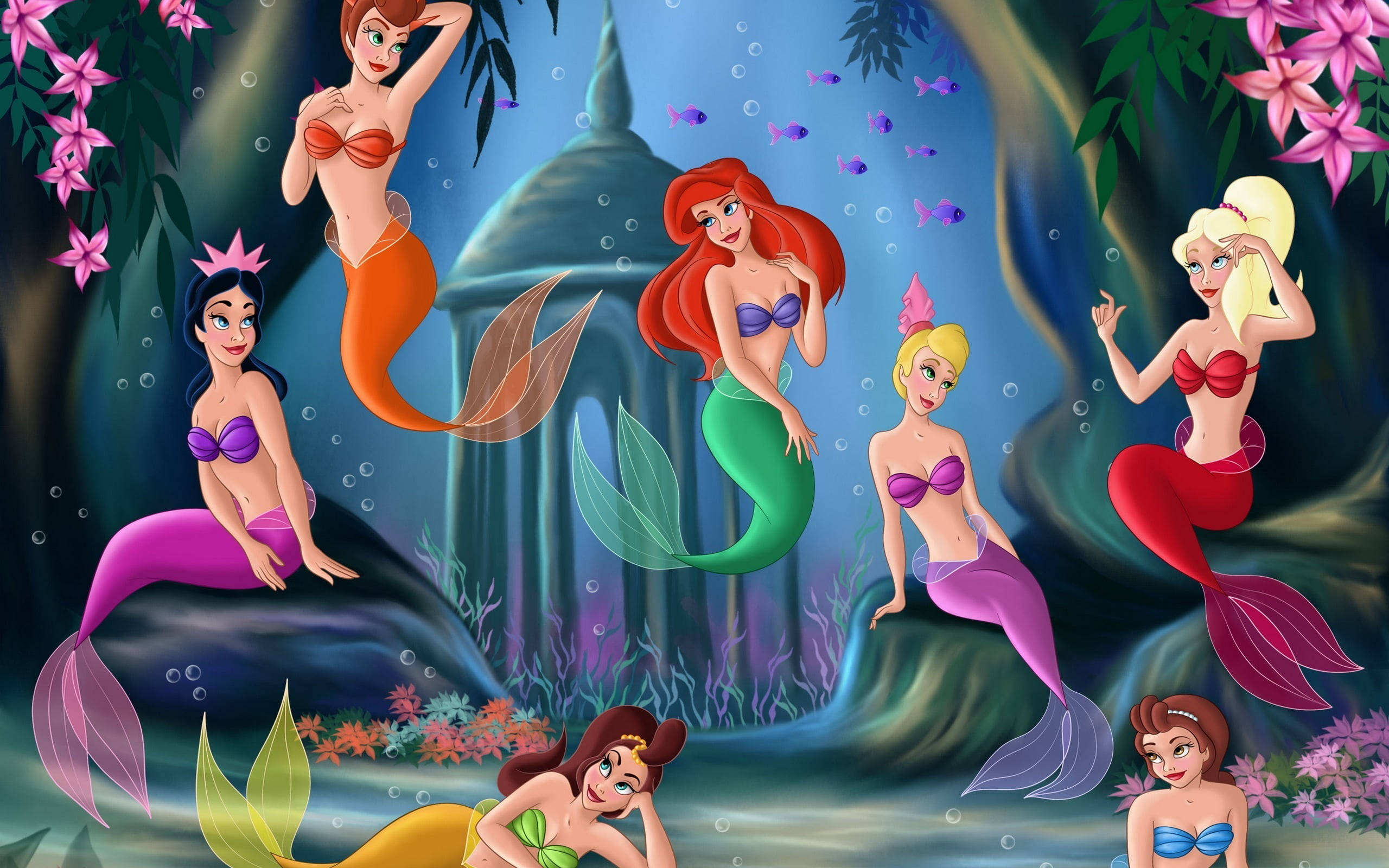 La Sirenita Ariel Unión Fraternal Fondos de pantalla