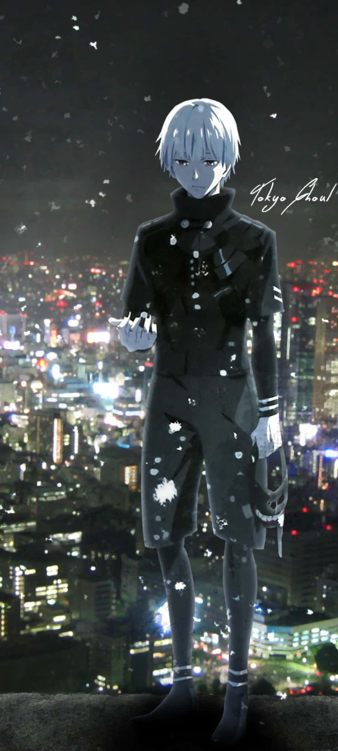 La transformación de Kaneki en un ghoul Fondos de pantalla