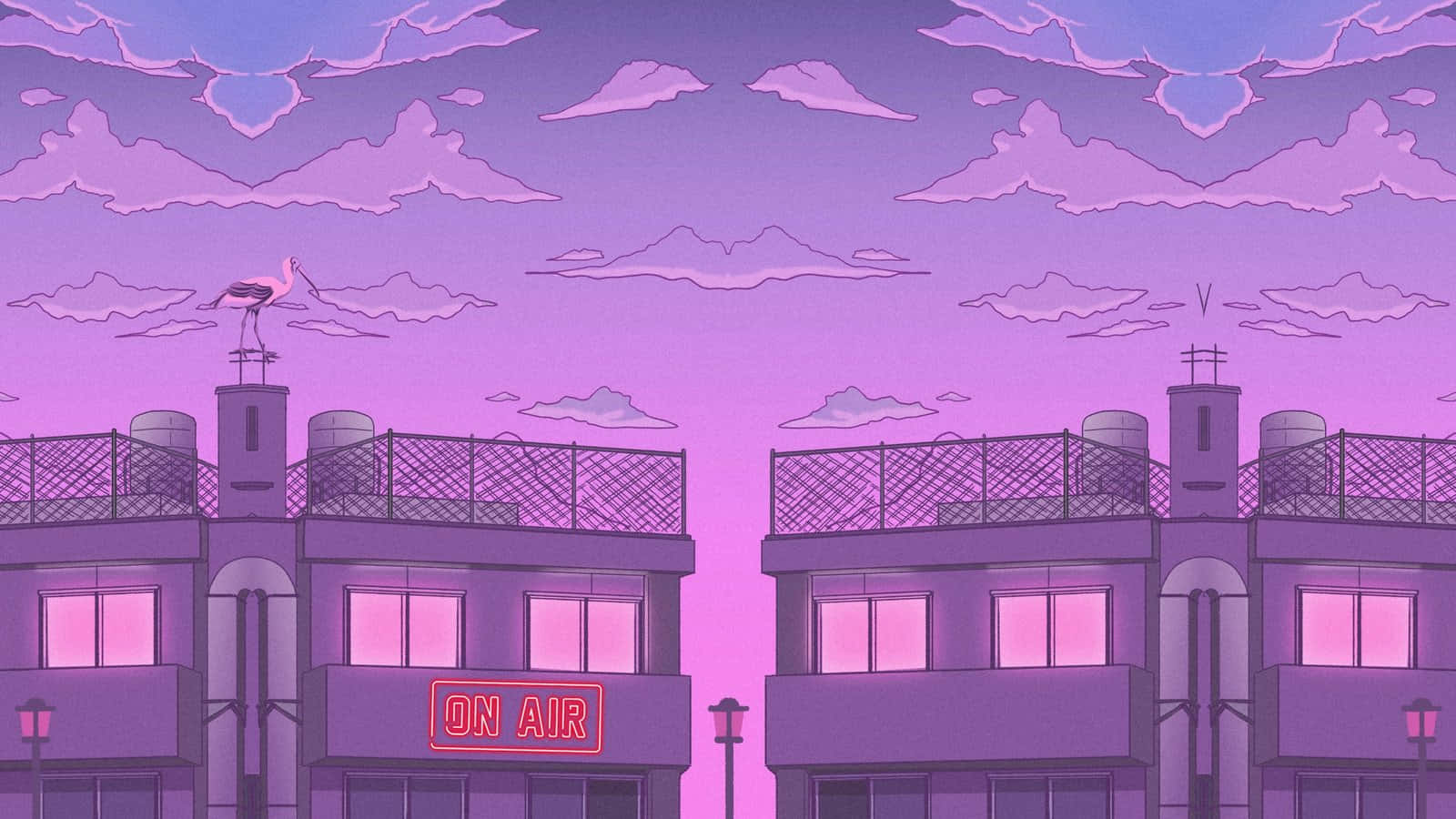La vibrante y bulliciosa metrópolis de Anime City. Fondos de pantalla