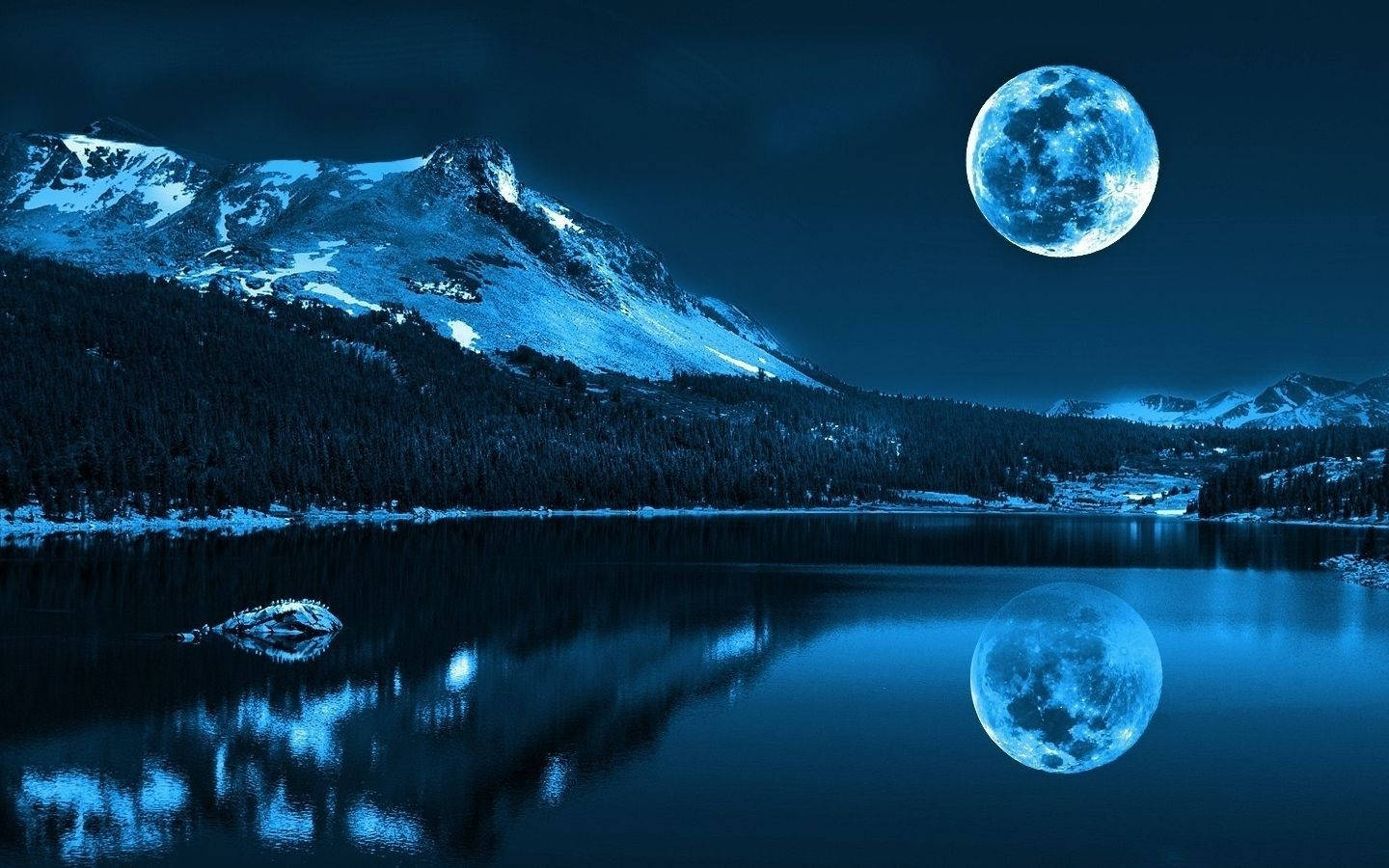 Lago Lunar para MacBook Pro Fondos de pantalla