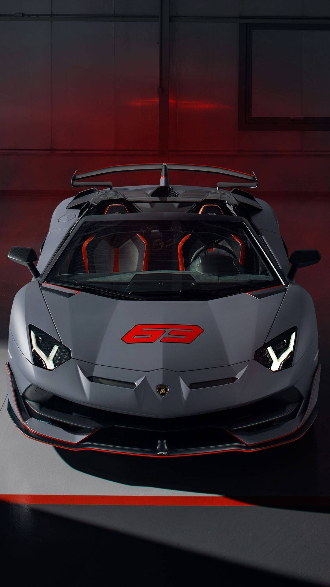 Lamborghini Aventador SVJ gris mate Fondos de pantalla