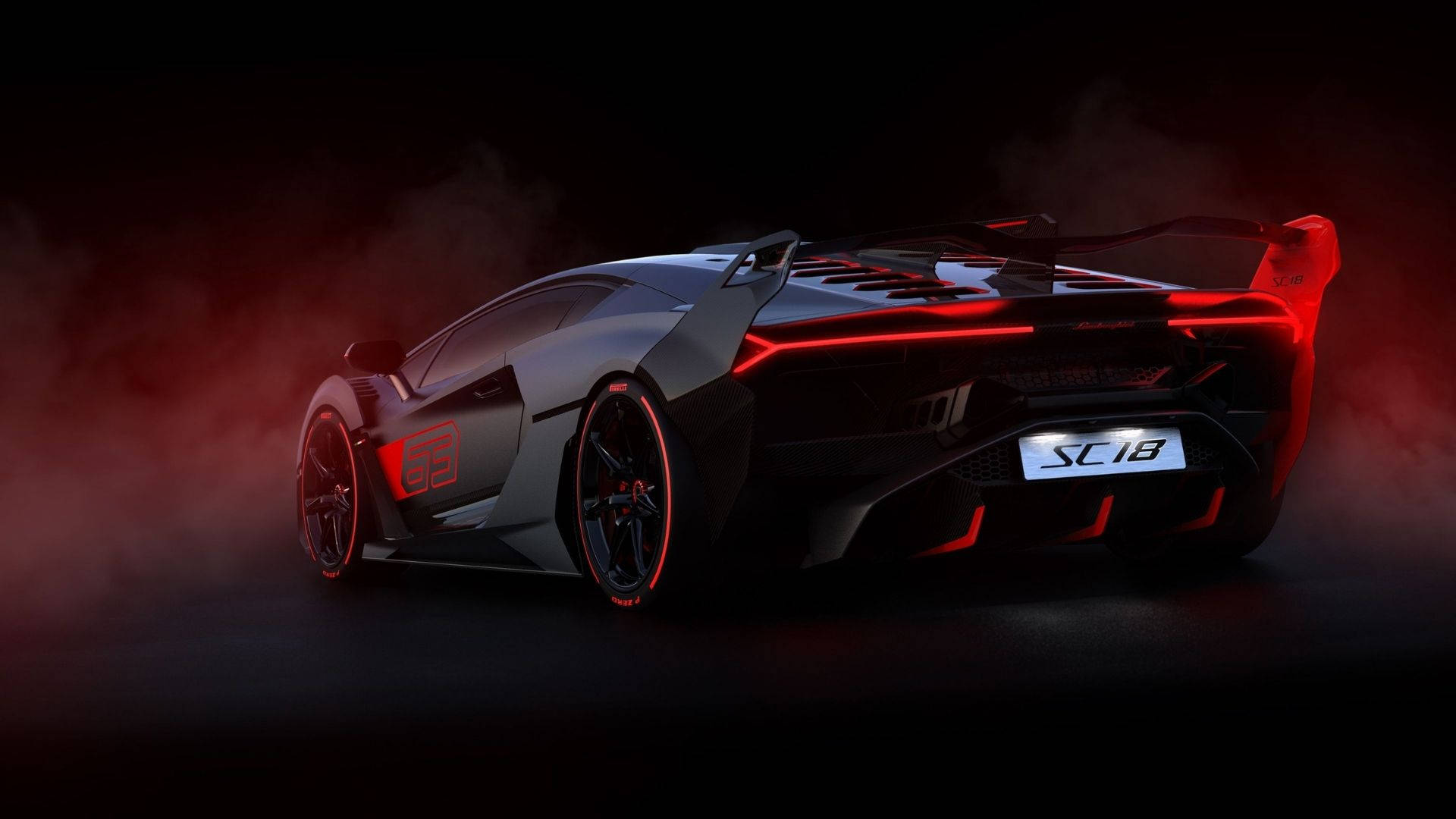 Lamborghini Aventador Trasera Fondos de pantalla