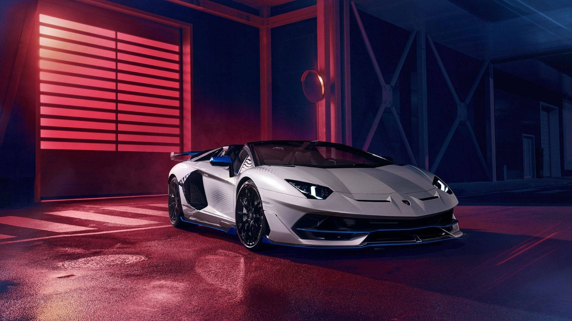 Lamborghini Aventador SVJ Xago azul medianoche: una belleza impactante Fondos de pantalla
