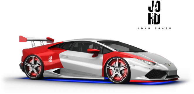 Lamborghini Huracan Edición de Carreras en Rojo y Blanco Fondos de pantalla