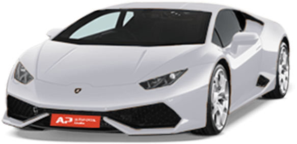 Lamborghini Huracan Evo blanco en vista de perfil Fondos de pantalla