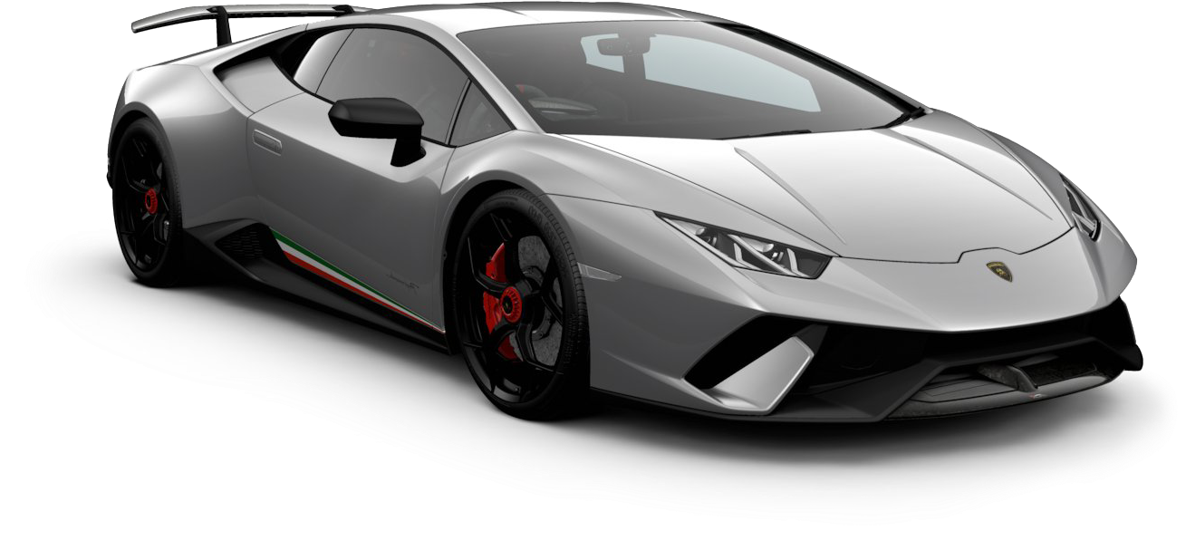 Lamborghini Huracan Evo plateado vista lateral Fondos de pantalla