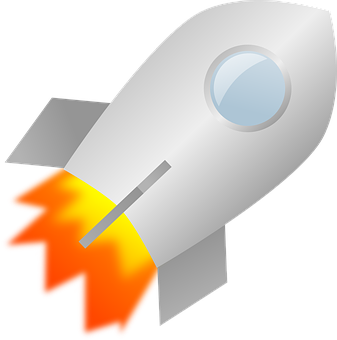 Lanzamiento de Cohete Espacial de Dibujos Animados Fondos de pantalla