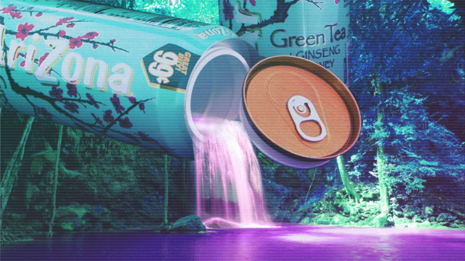 Fondo de pantalla de laptop estética de Arizona Tea