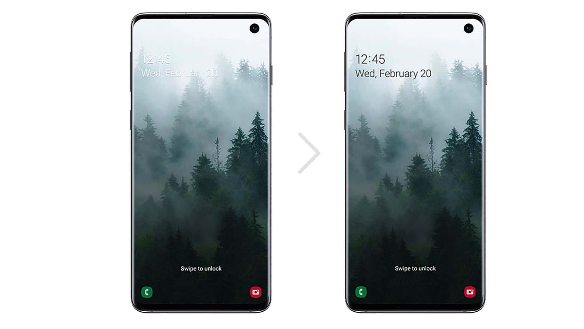 Las características más revolucionarias del Samsung Galaxy S10 en una sola imagen. Fondos de pantalla