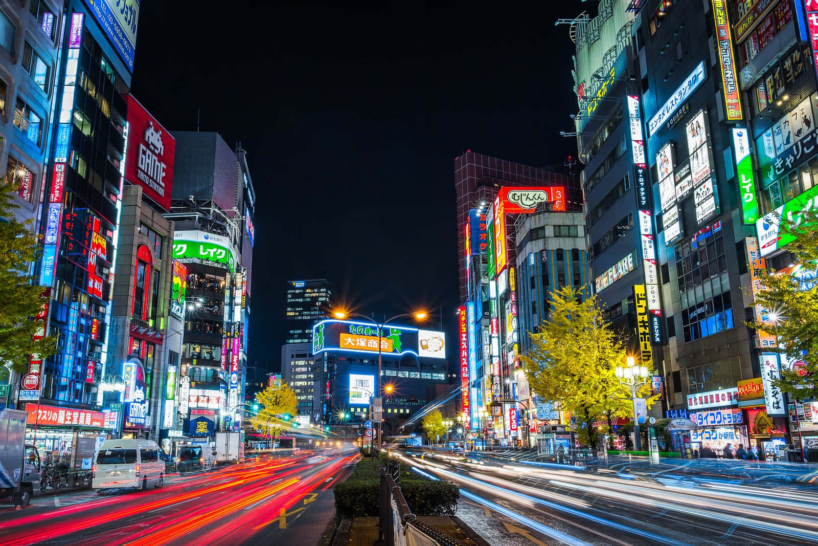 Las vibrantes luces de la ciudad de Tokio Fondos de pantalla