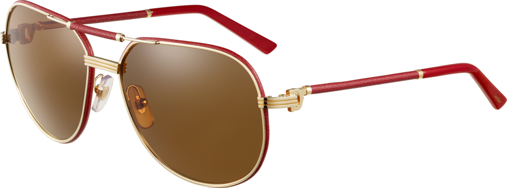 Lentes de aviador rojos y dorados Fondos de pantalla