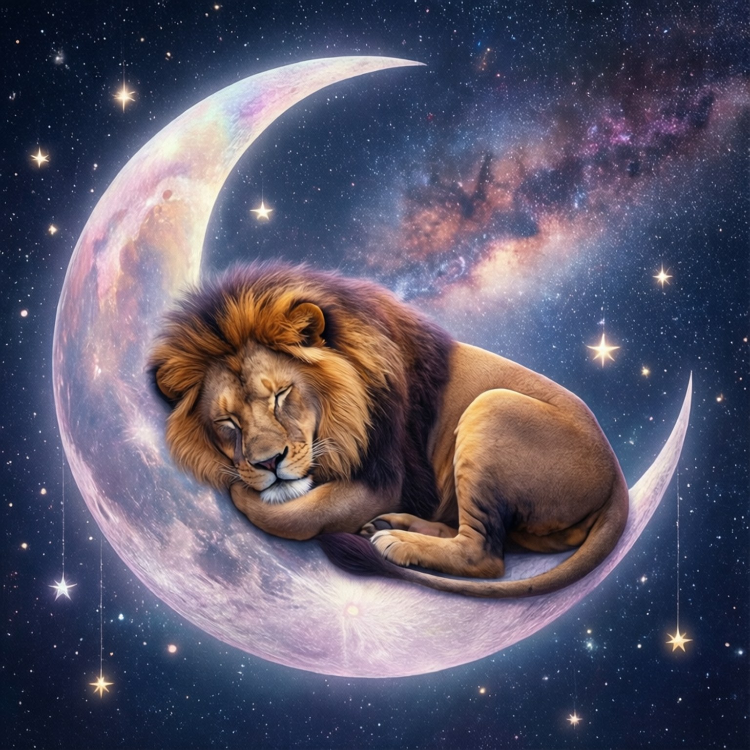 León en la Luna Fondos de pantalla