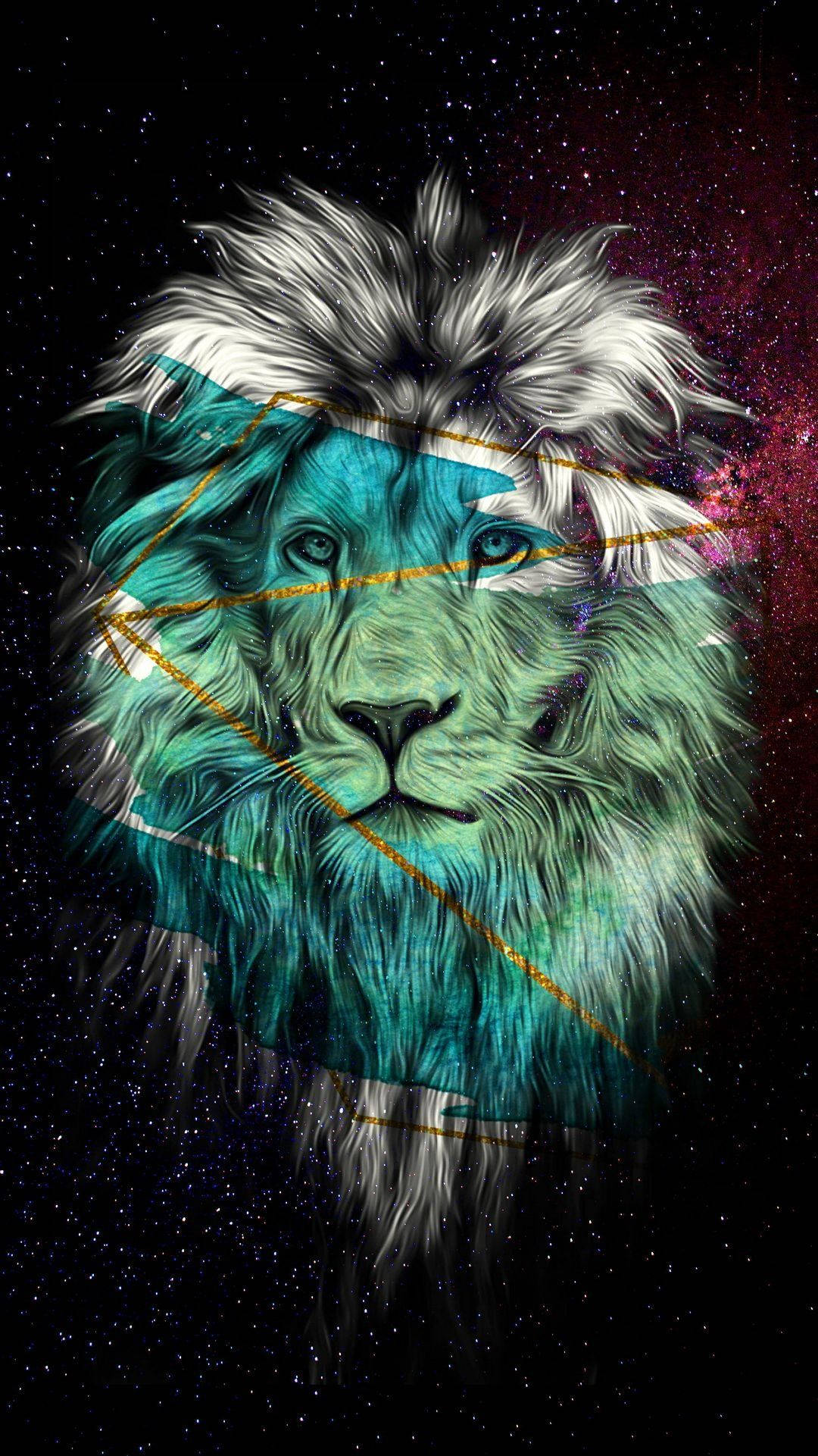 León Galaxia Estética Verde Fondos de pantalla